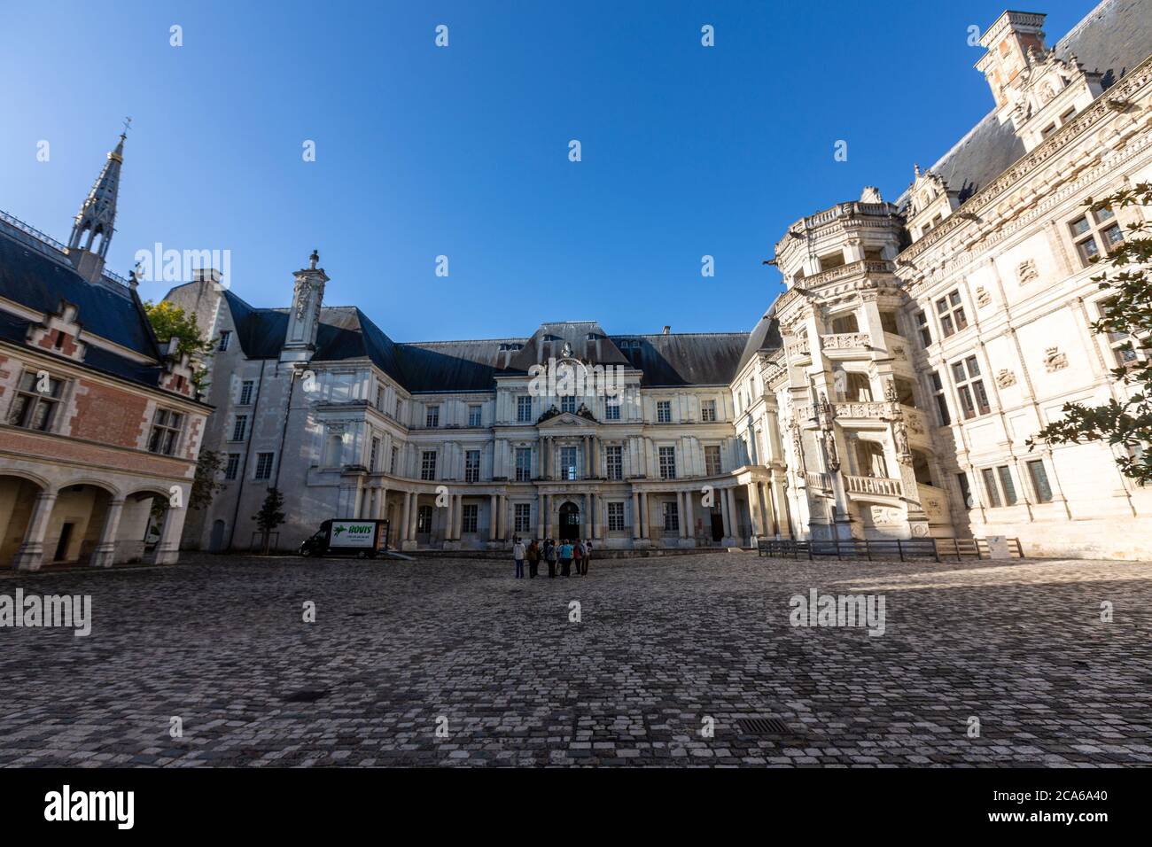 Château de Blois, Blois, Loir-et-Cher, Loire Valley, France Stock Photo