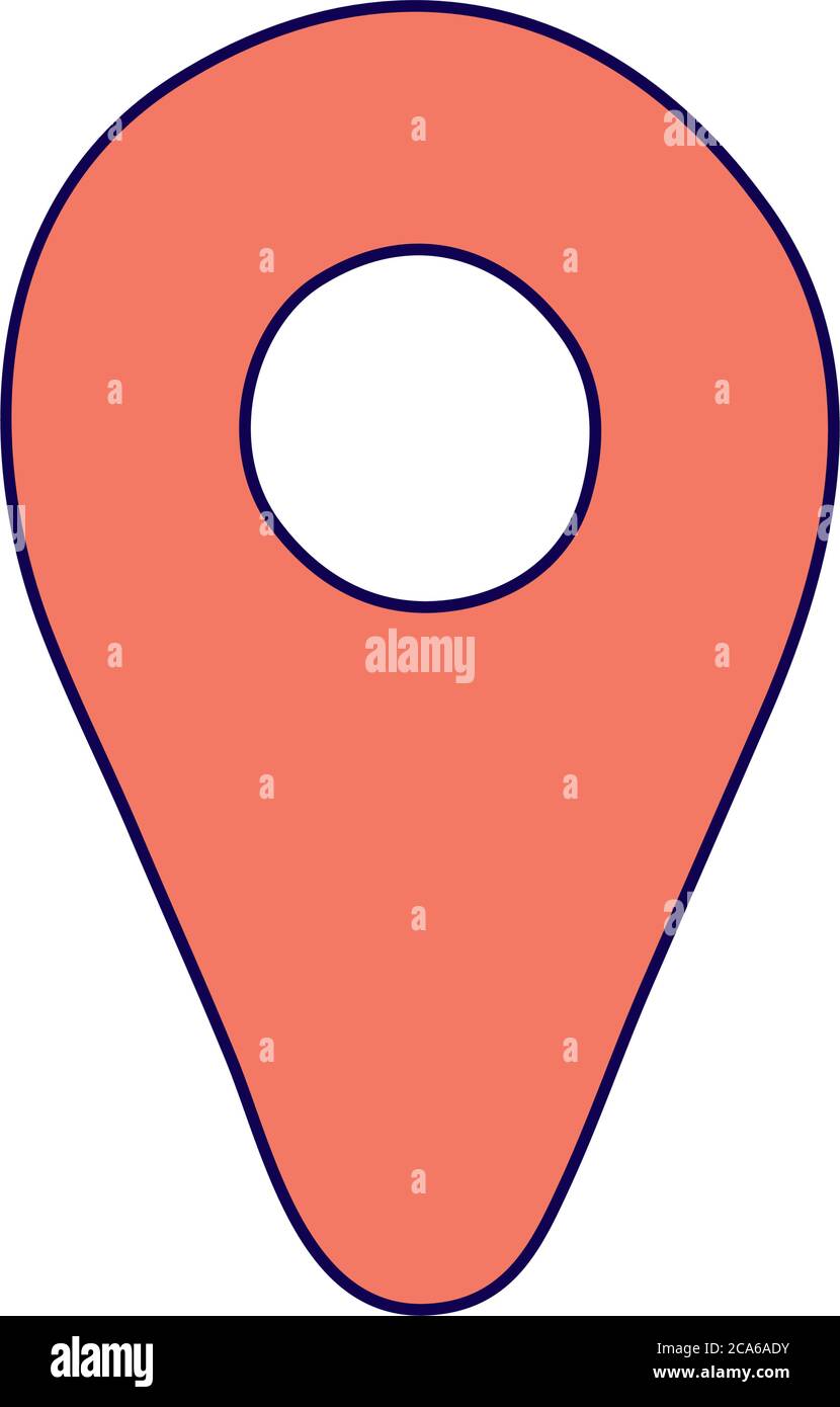 pin pointer location isolated icon vector illustration design Stock ...
