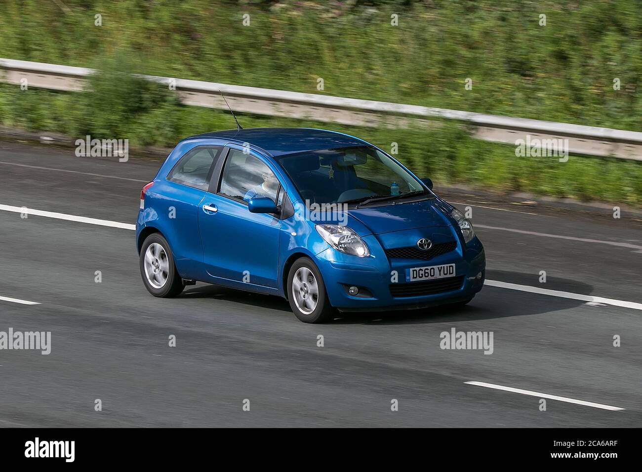 Blue Toyota Yaris High Resolution Stock Photography And Images Alamy