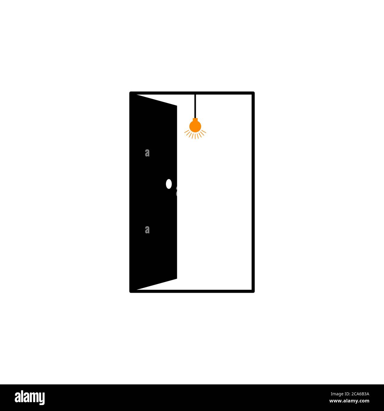 door vector logo icon design template illustration Stock Vector