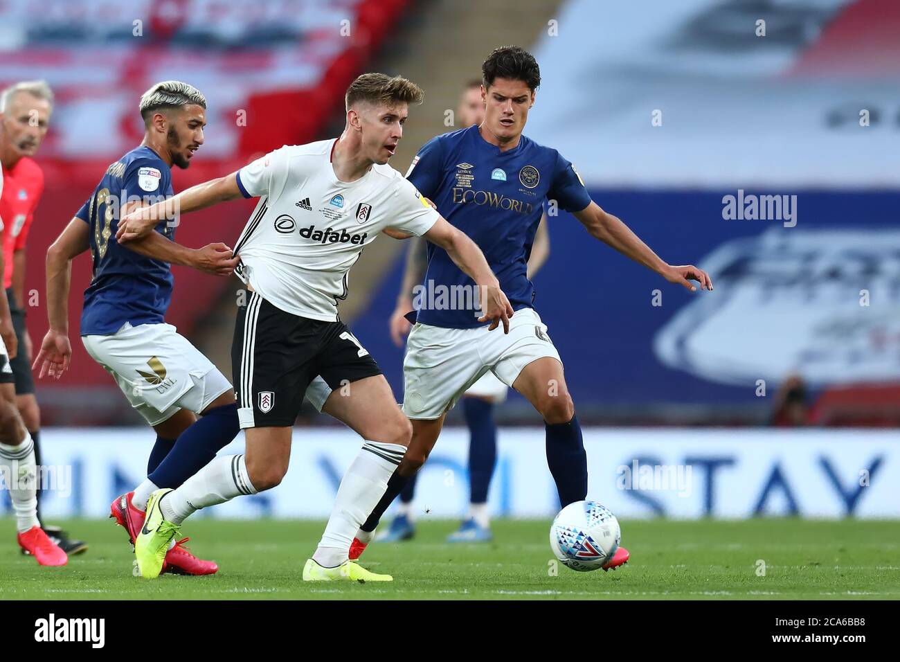 Wembley Stadium London Uk 4th Aug 2020 Efl Championship Playoff Football Final Brentford Versus Fulham Tom