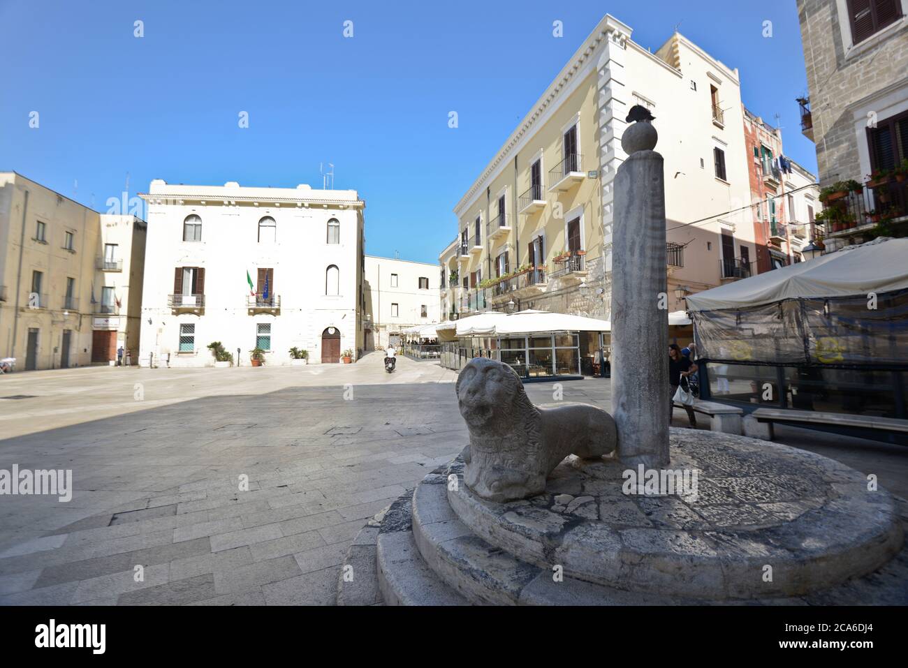 Piazza Mercantile, Bari, Italy Stock Photo