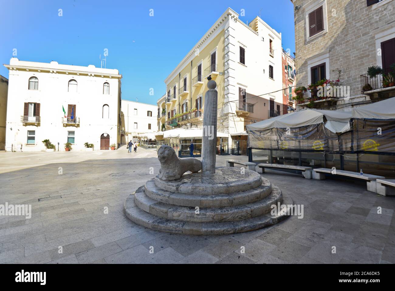 Piazza Mercantile, Bari, Italy Stock Photo