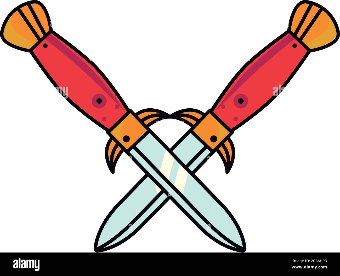 Crossed Daggers High Resolution Stock Photography and Images - Alamy