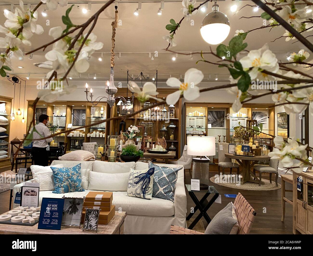 Pottery Barn Home Decor and Accessories Store, NYC Stock Photo - Alamy