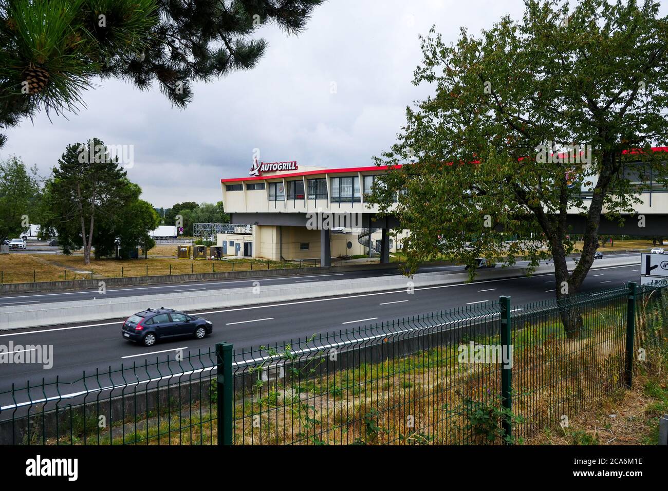 Autogrill, Motorway restaurant, Highway, France Stock Photo Alamy
