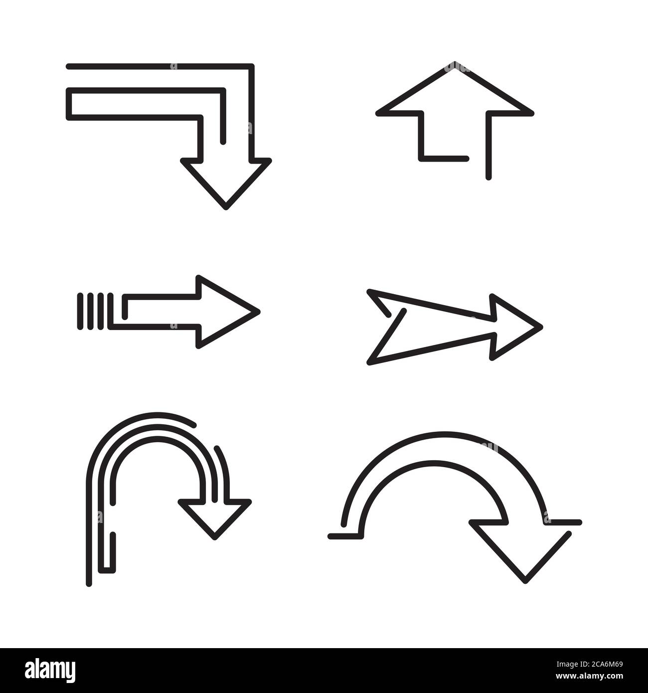 Arrow vector illustration icon Logo Template design Stock Vector Image ...
