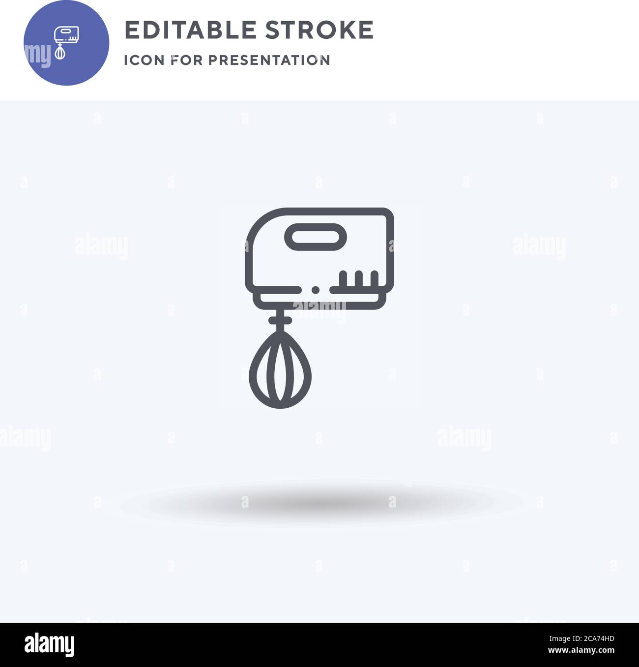 Mixer icon vector, filled flat sign, solid pictogram isolated on white ...