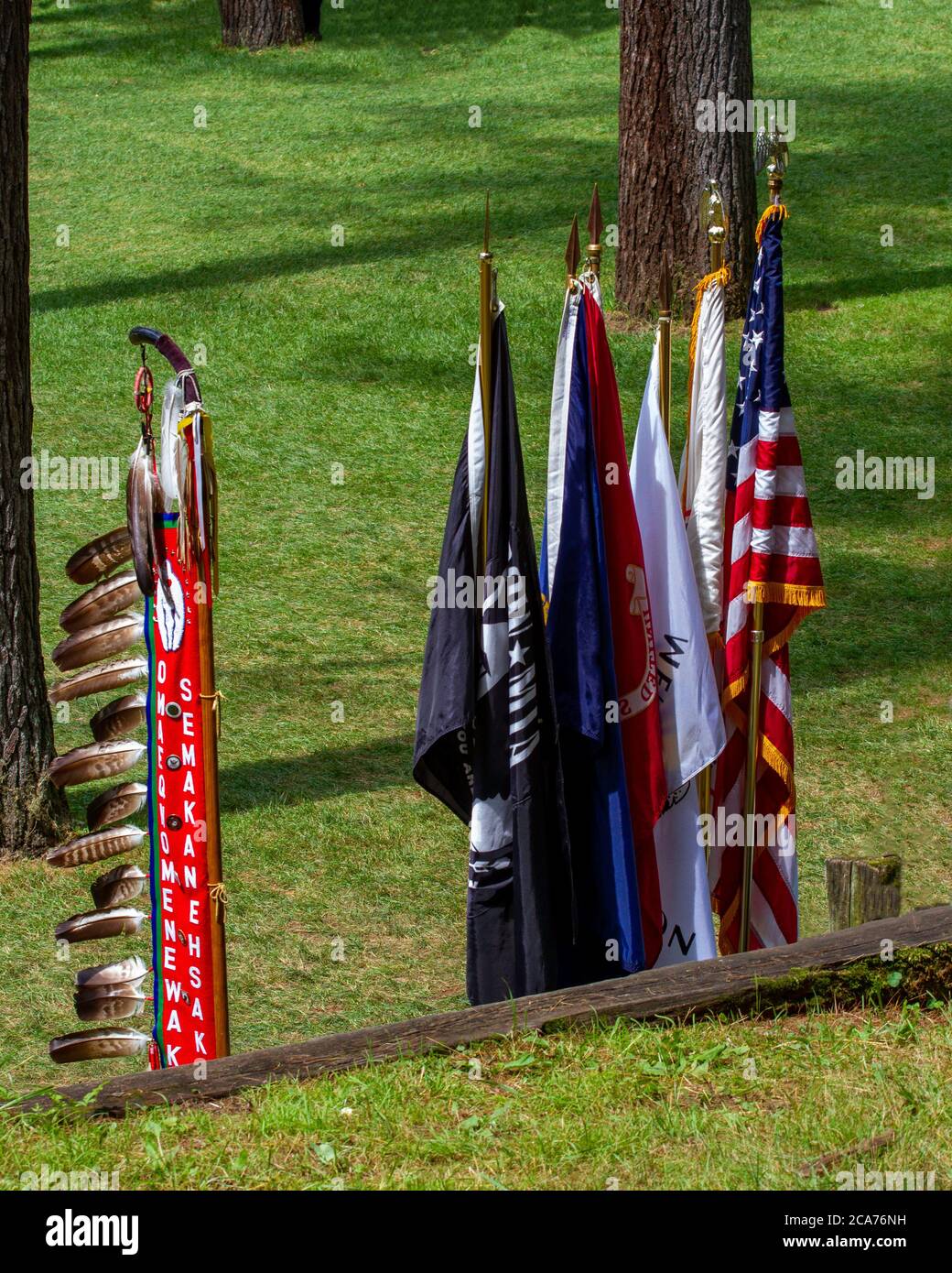 Keshena, Wisconsin, USA. 20190803 Annual Menominee Nation Pow Wow