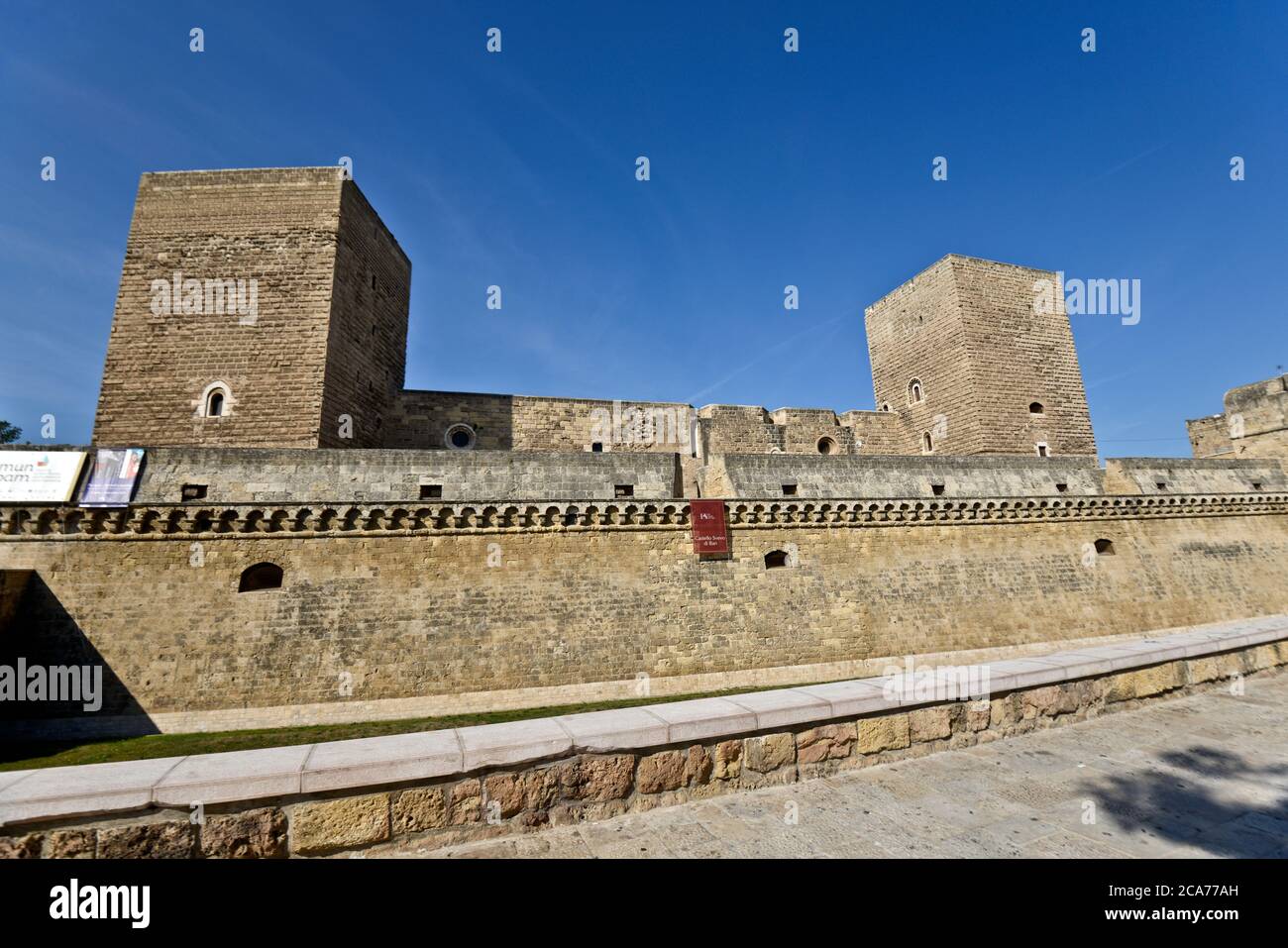 Castello Svevo di Bari (Bari Castle), Italy Stock Photo
