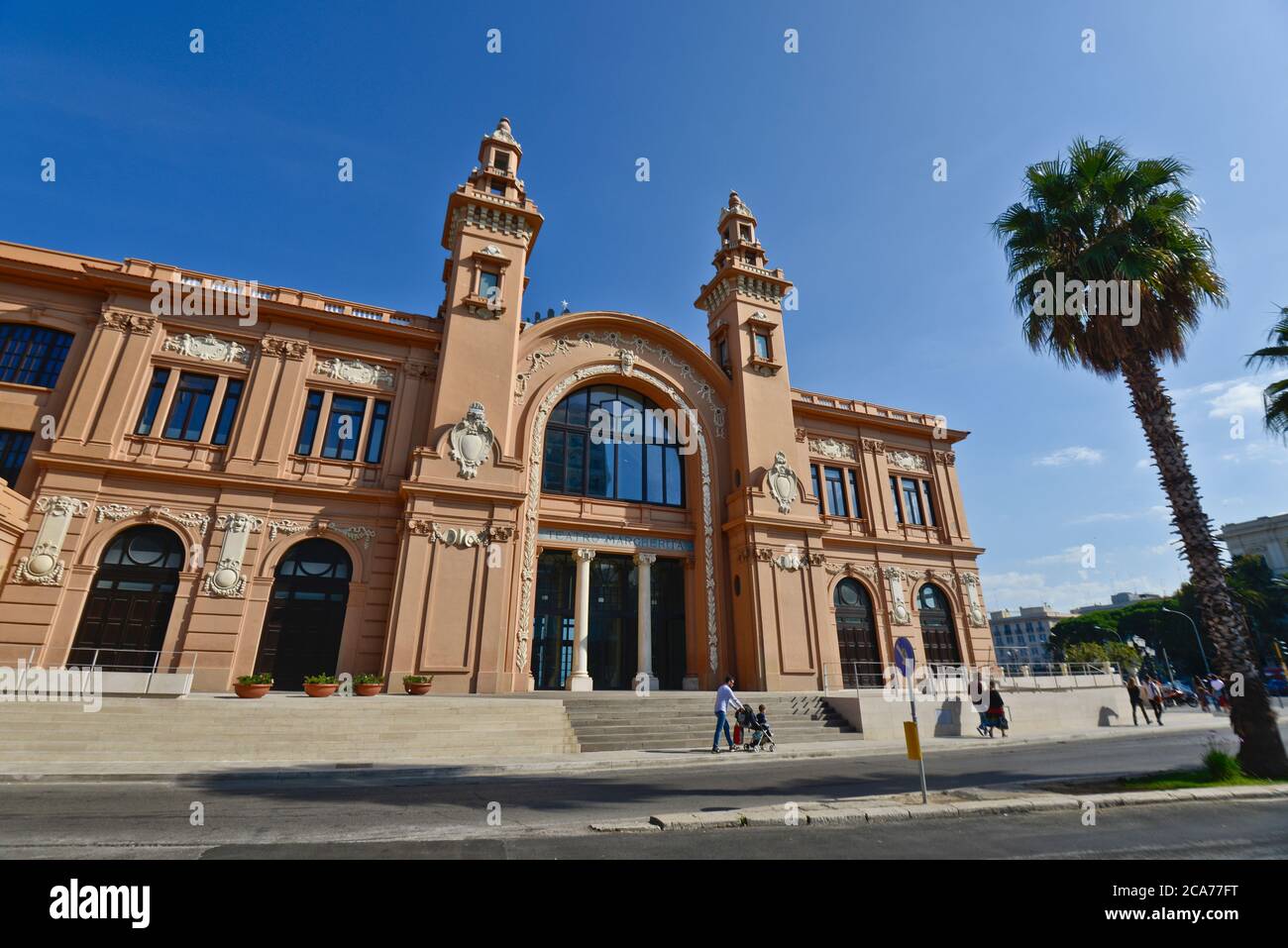 Teatro Margherita front entrance from Corso Cavour. Bari, Italy Stock Photo