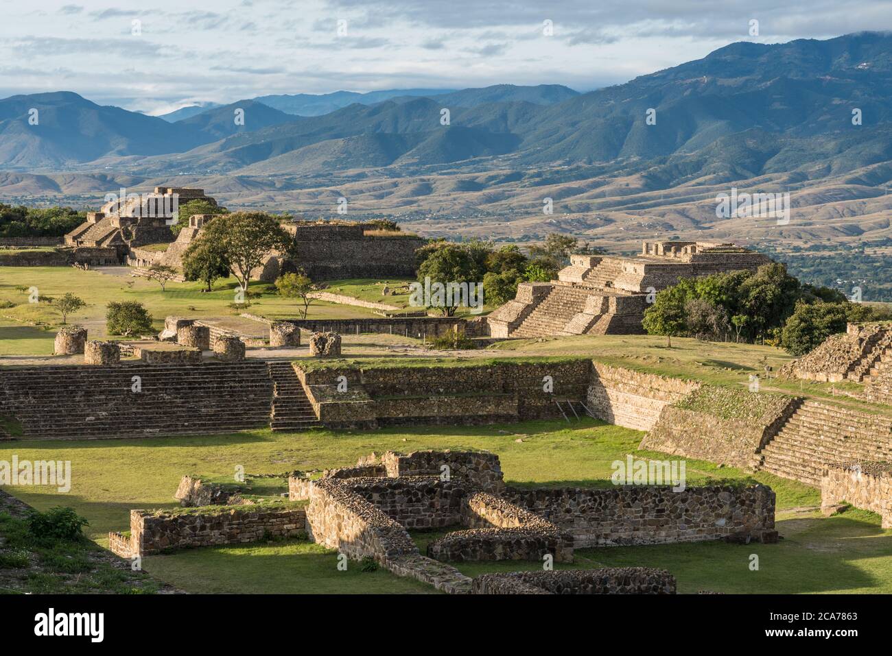 The Sunken Plaza on the North Platform of the preColumbian Zapotec