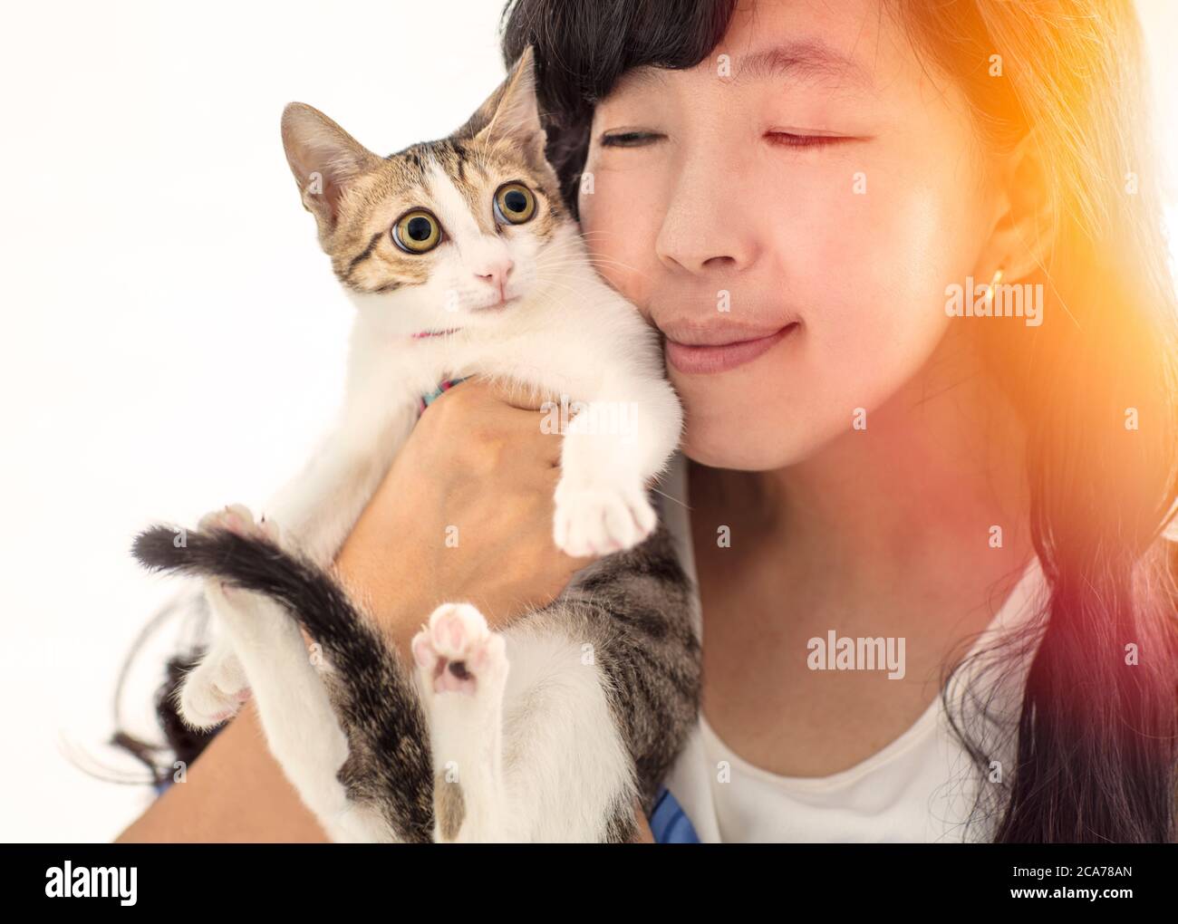 Pretty face asian woman cute hi res stock photography and images Alamy