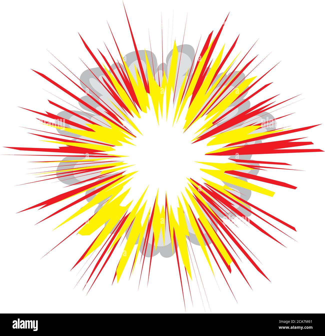 explosion Stock Vector