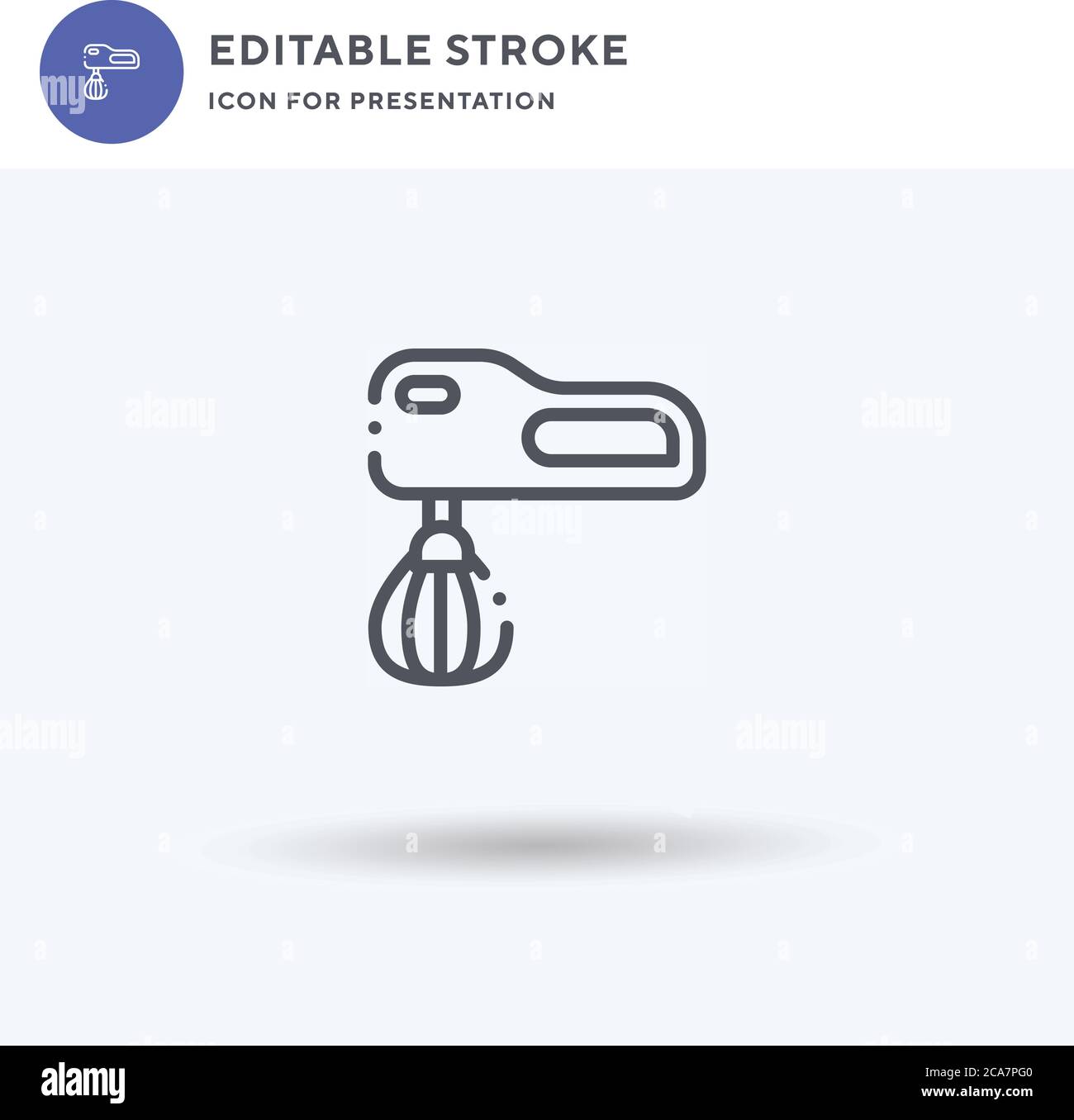 Mixer icon vector, filled flat sign, solid pictogram isolated on white ...