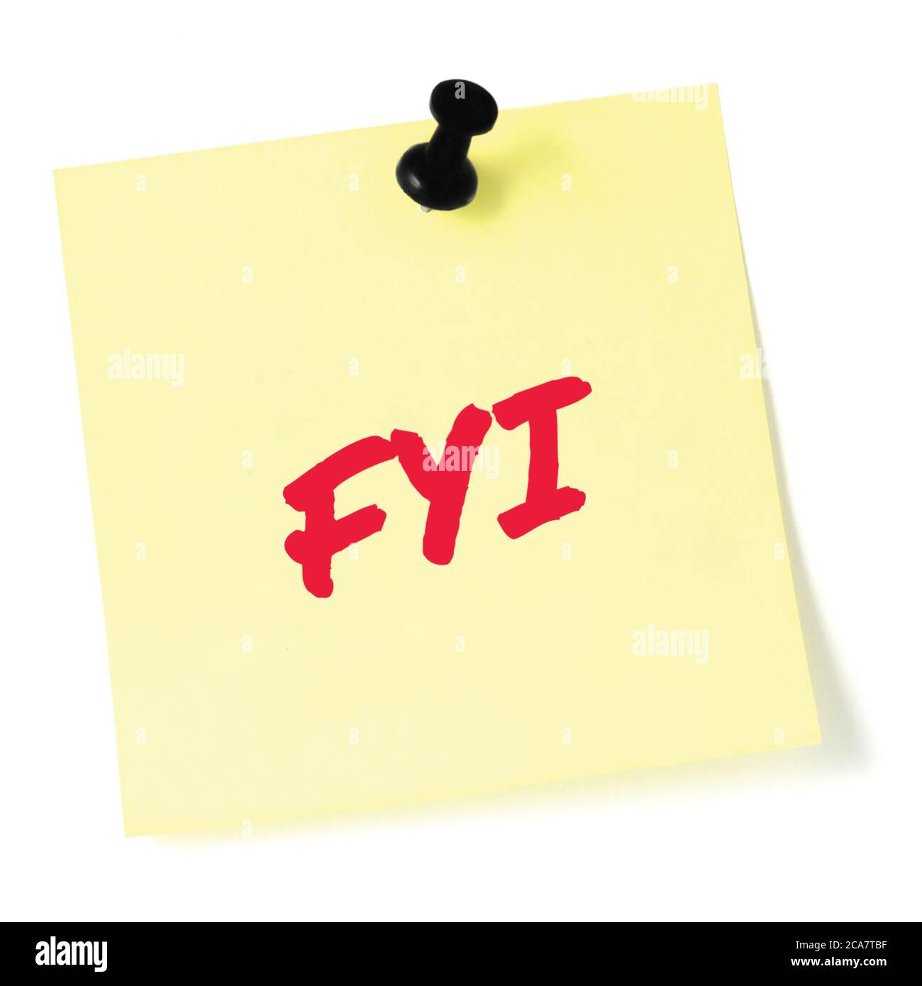 For your information initialism FYI red marker written acronym text ...