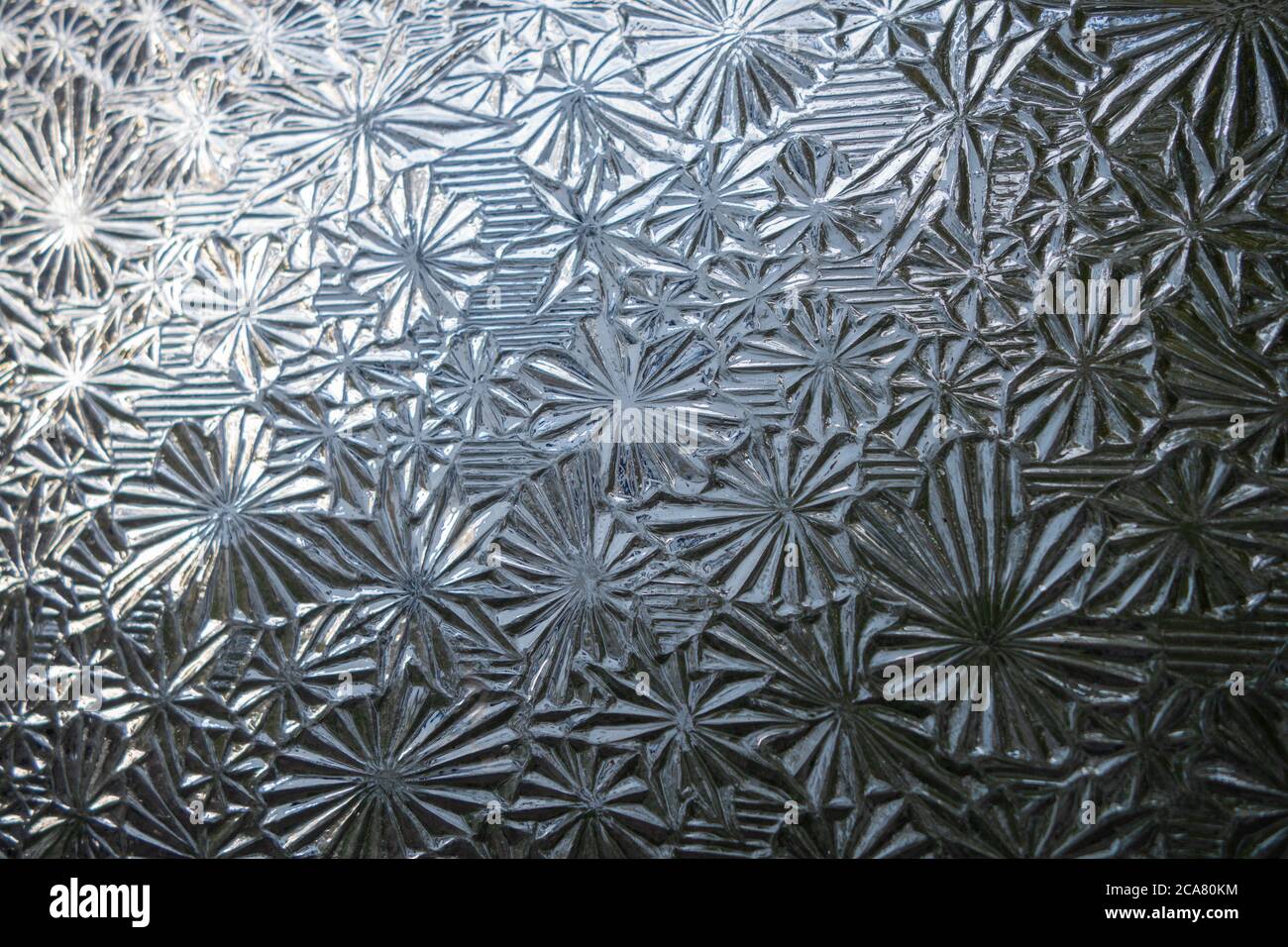 bathroom obscuring glass pattern allowing light to pass through Stock ...