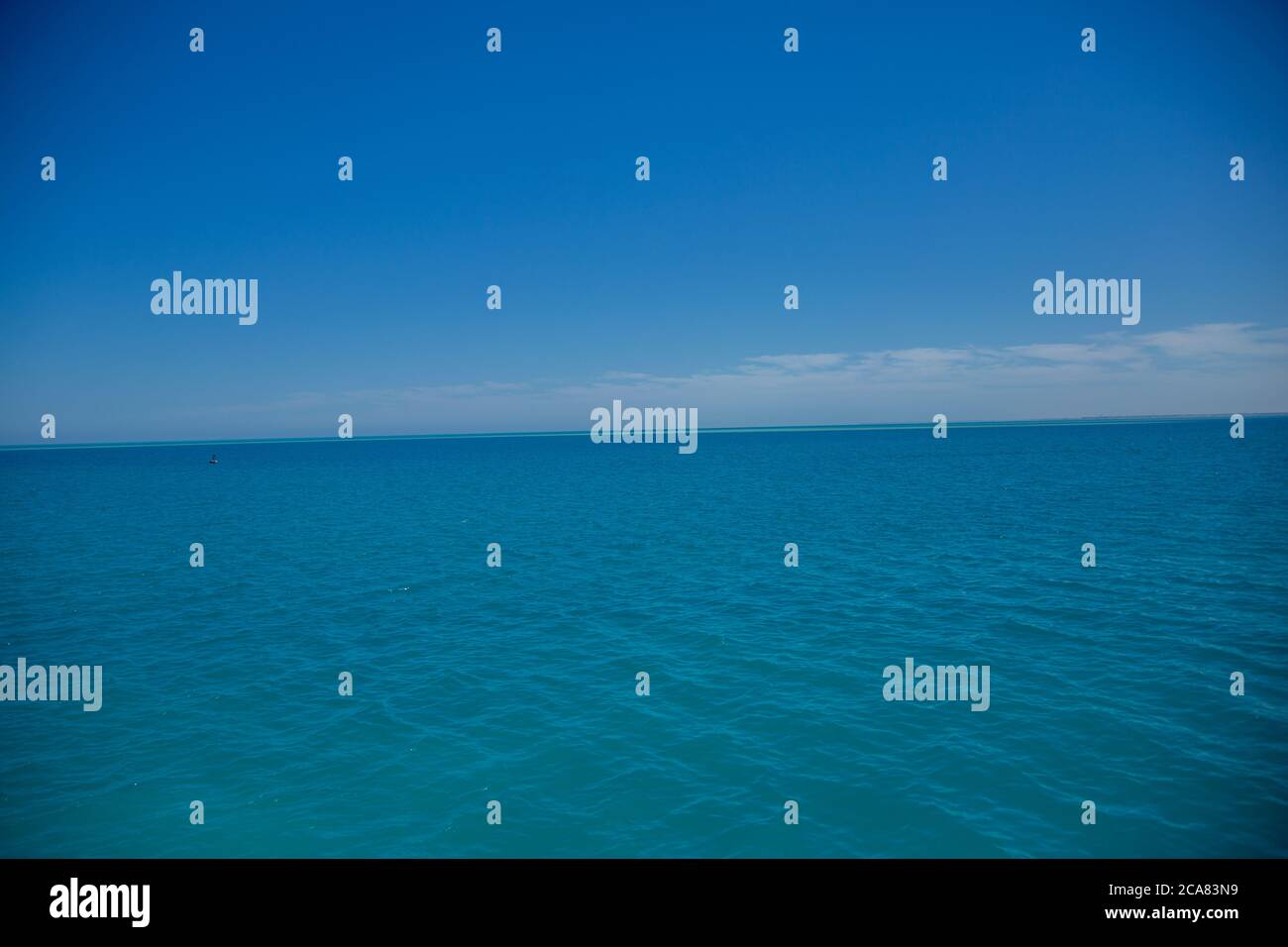 endless azure sea on the vacation Stock Photo - Alamy