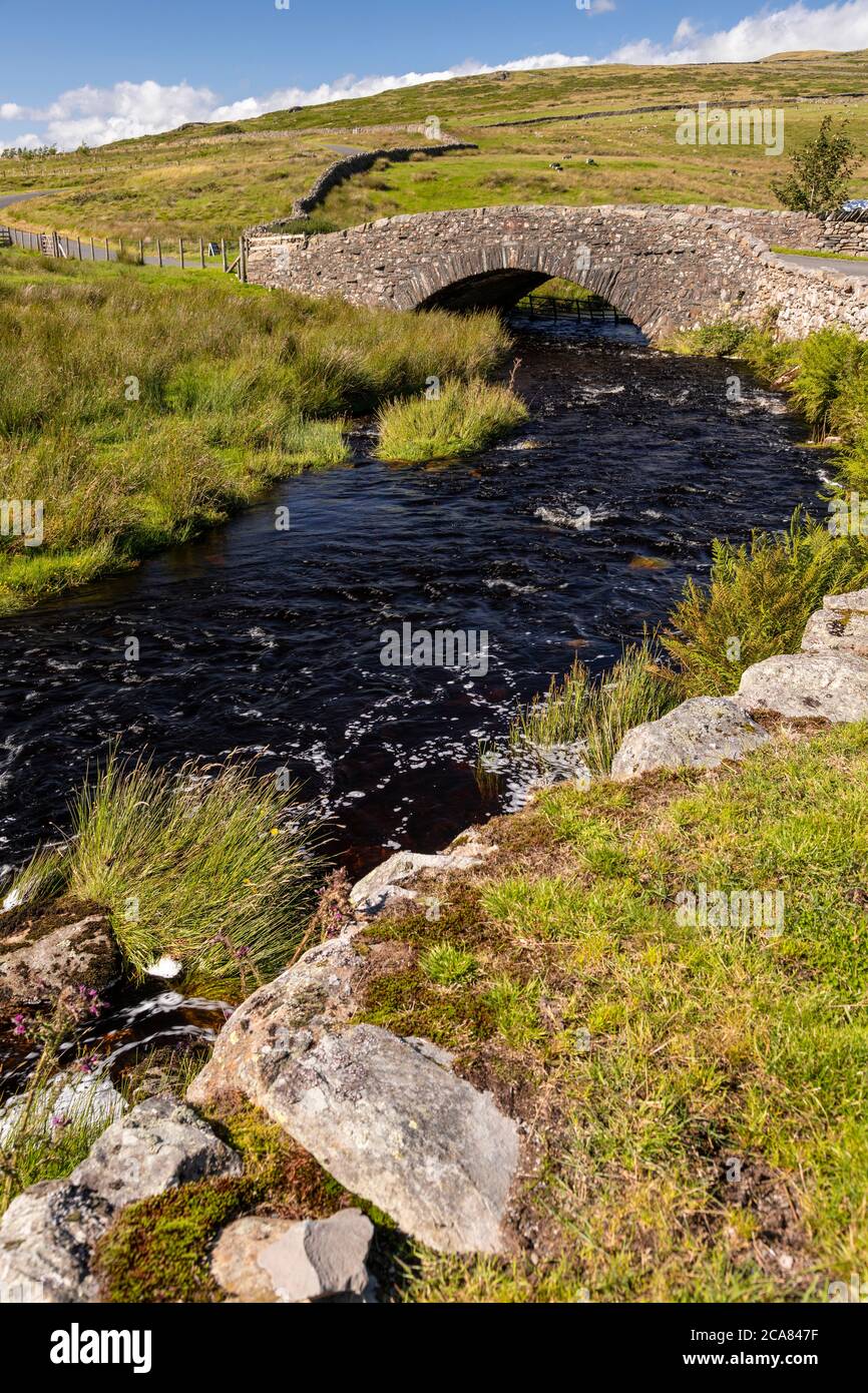 Old stone bridge at Eskdale in the Lake District, Cumbria, England Stock Photo