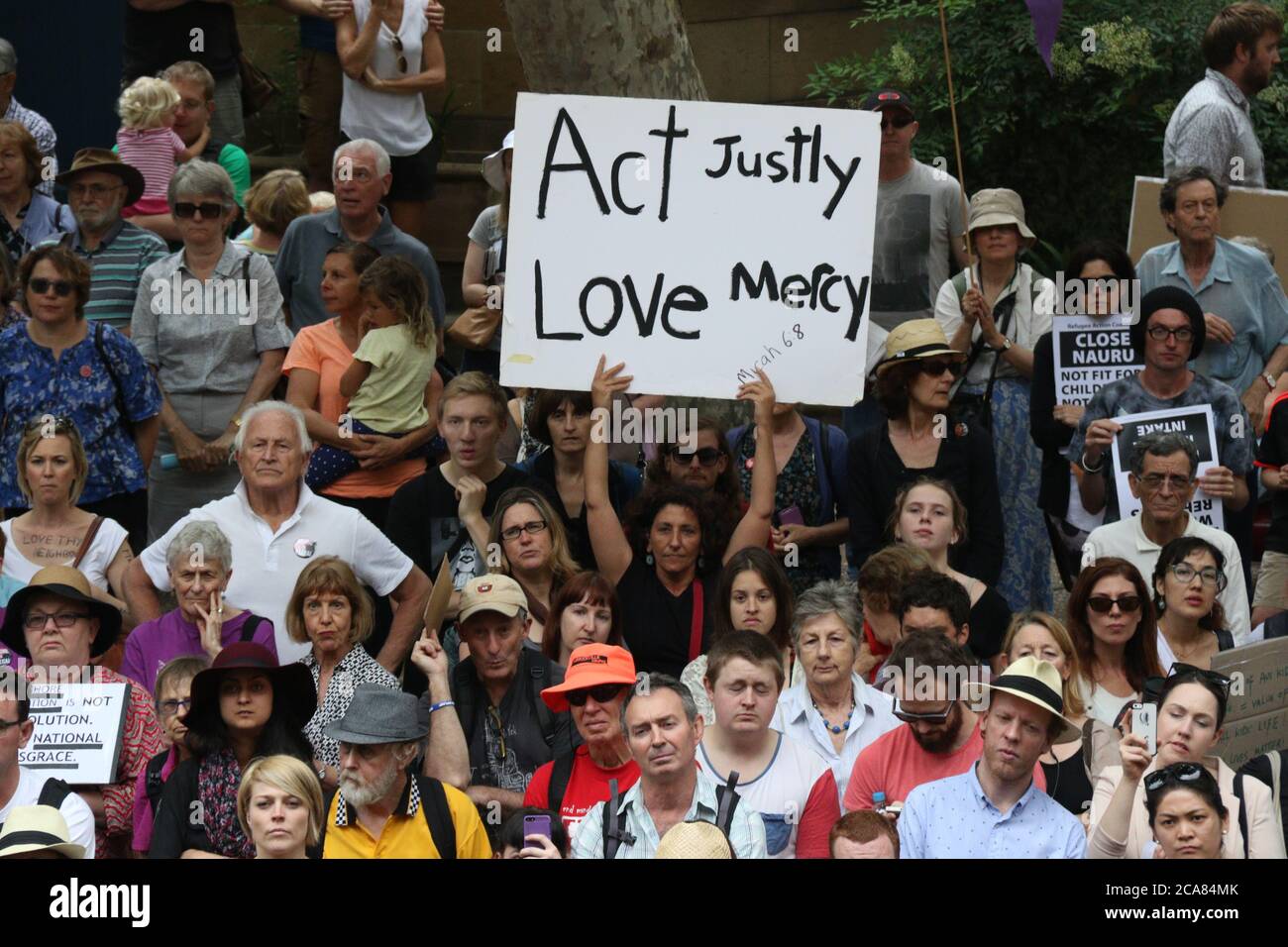 Refugee Rally Refugee rally in Sydney, Australia Stock Photo - Alamy