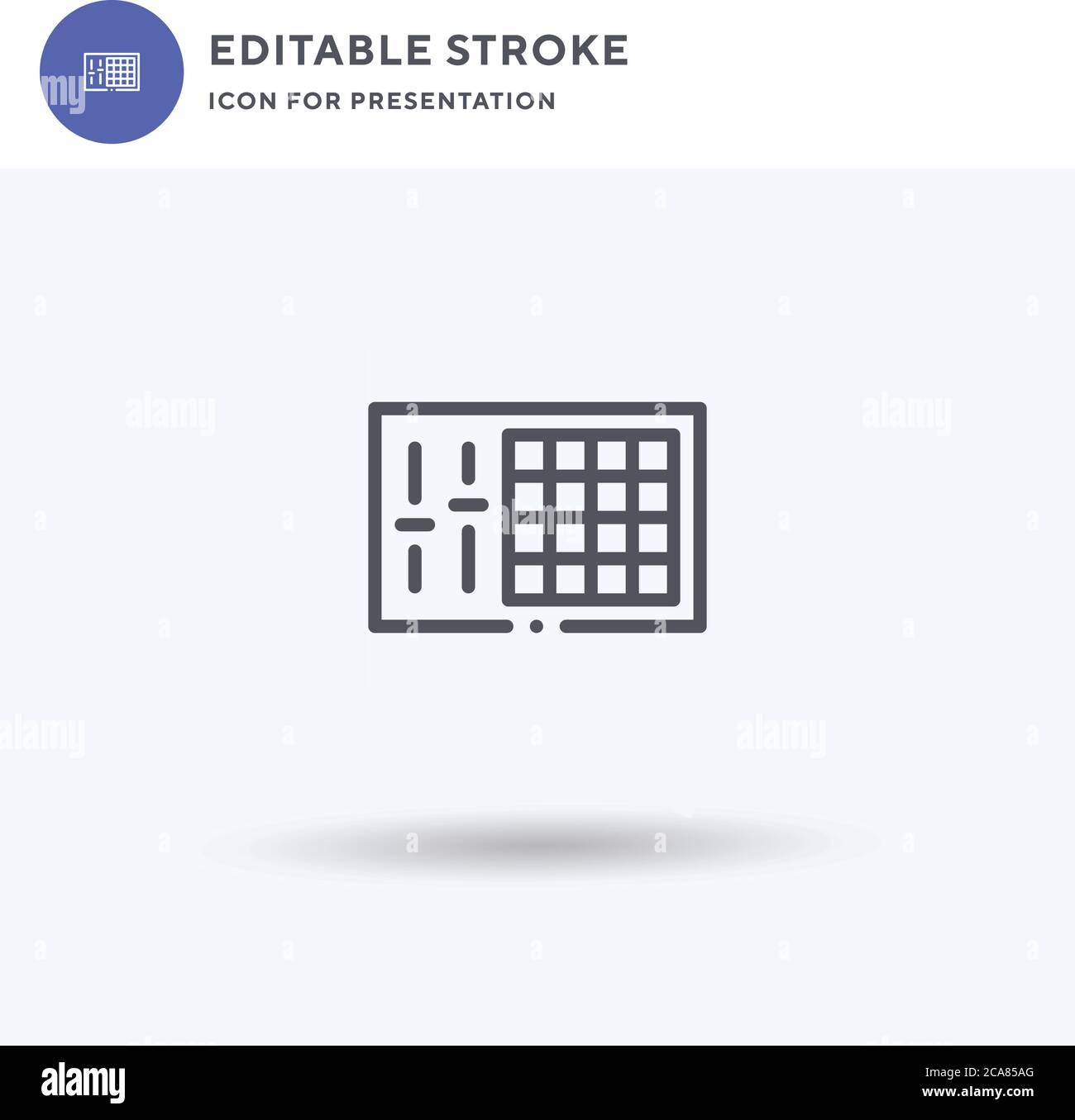 Dj Controller icon vector, filled flat sign, solid pictogram isolated ...