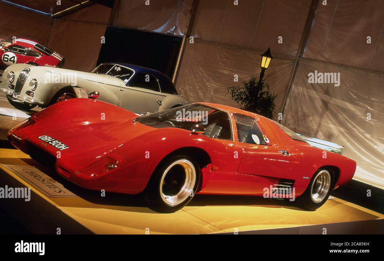 1969 McLaren M6 sports GT at the1990 Christies Classic car auction at