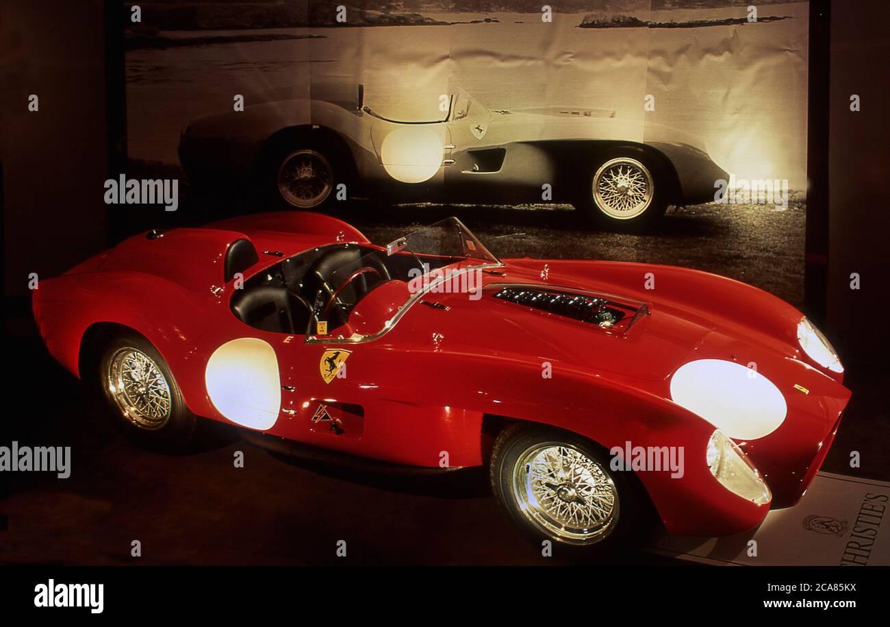 Ferrari Testa Rossa Sports racing car at the 1990 Christies Classic car