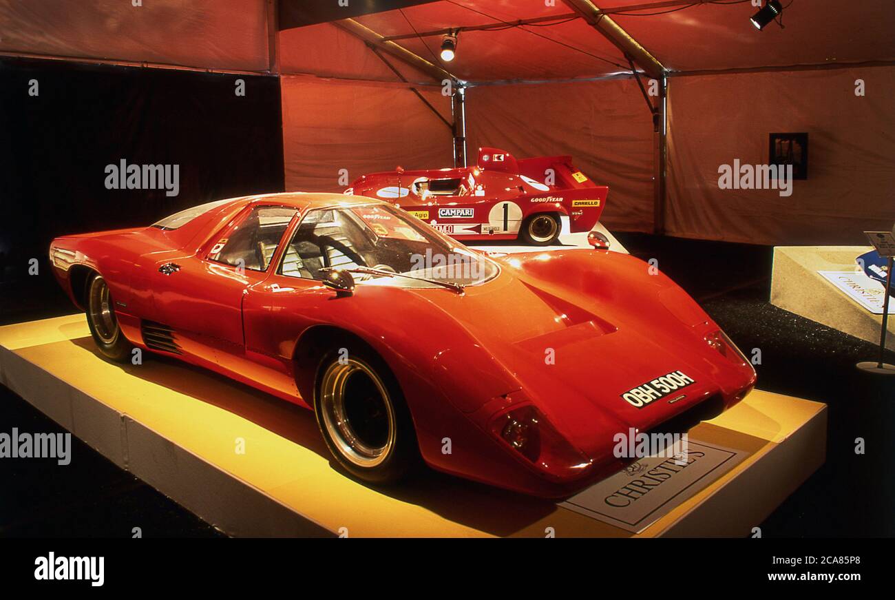 1969 McLaren M6 sports GT at the1990 Christies Classic car auction at The Quail Lodge Carmel Valley Rd Carmel California USA Stock Photo