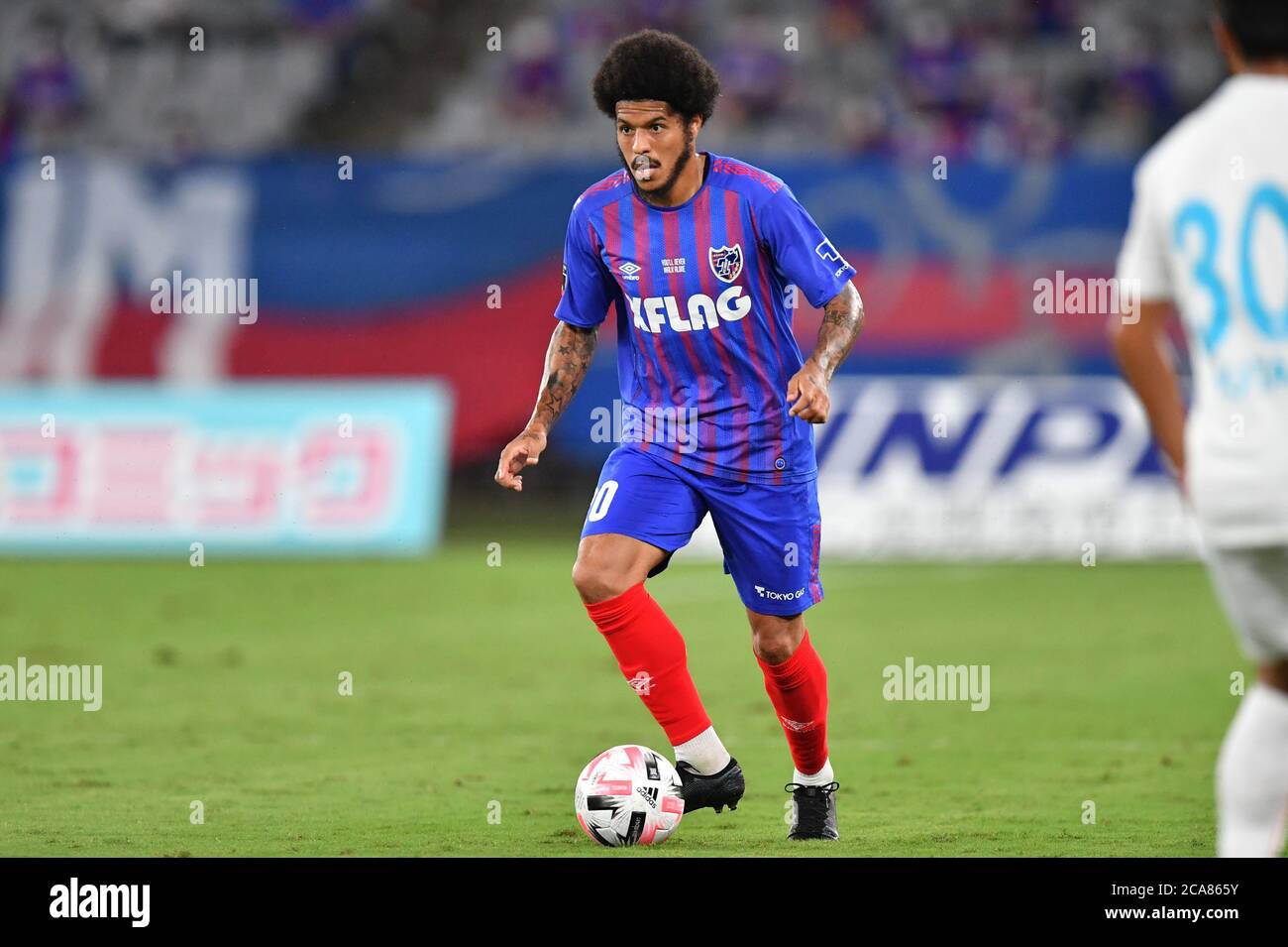 Fc Tokyo S Leandro During The J1 League Match Between F C Tokyo 2 3 Sagan Tosu At Ajinomoto Stadium In Tokyo Japan On August 1 Credit Aflo Alamy Live News Stock Photo Alamy