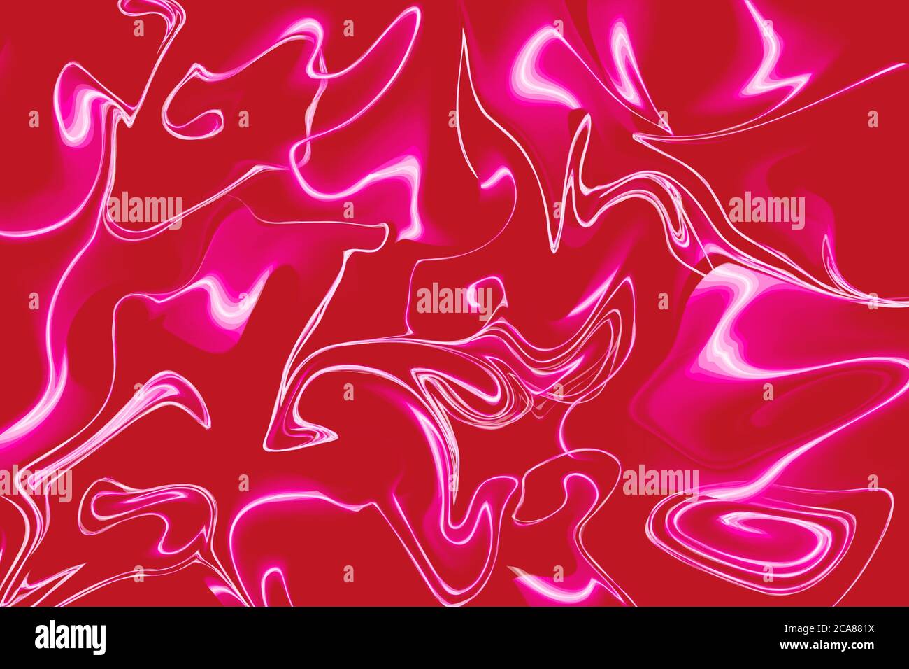 Marble Texture Vector Illustration on Red Background Stock Vector