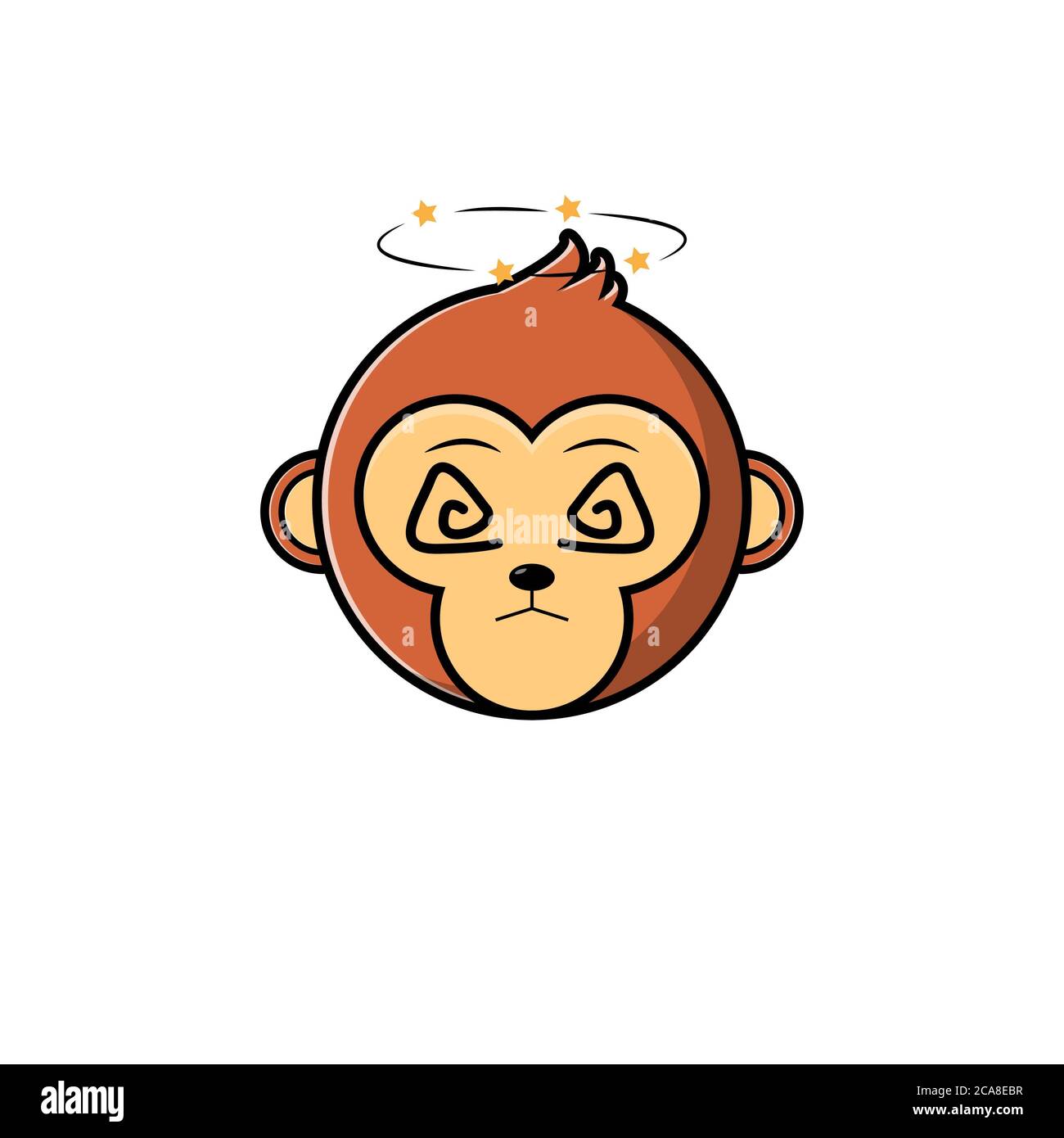 Cute monkey character set collection. Vector cartoon illustration ...