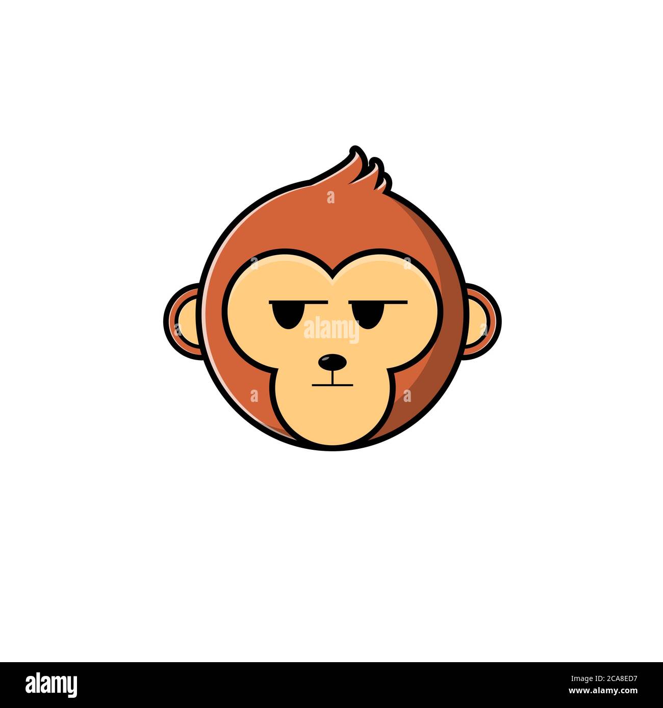 Cute monkey character set collection. Vector cartoon illustration ...
