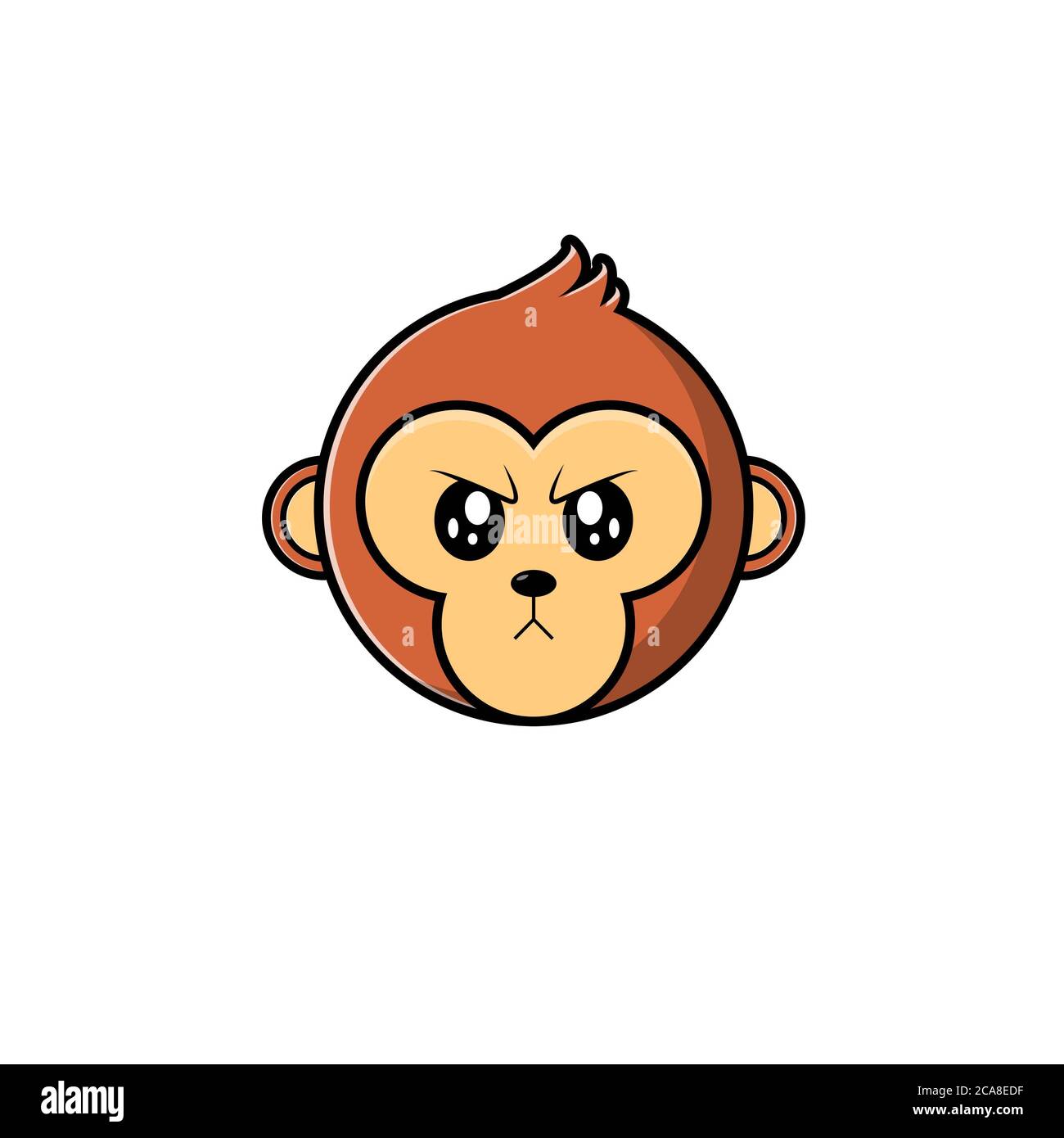 Cute monkey character set collection. Vector cartoon illustration ...