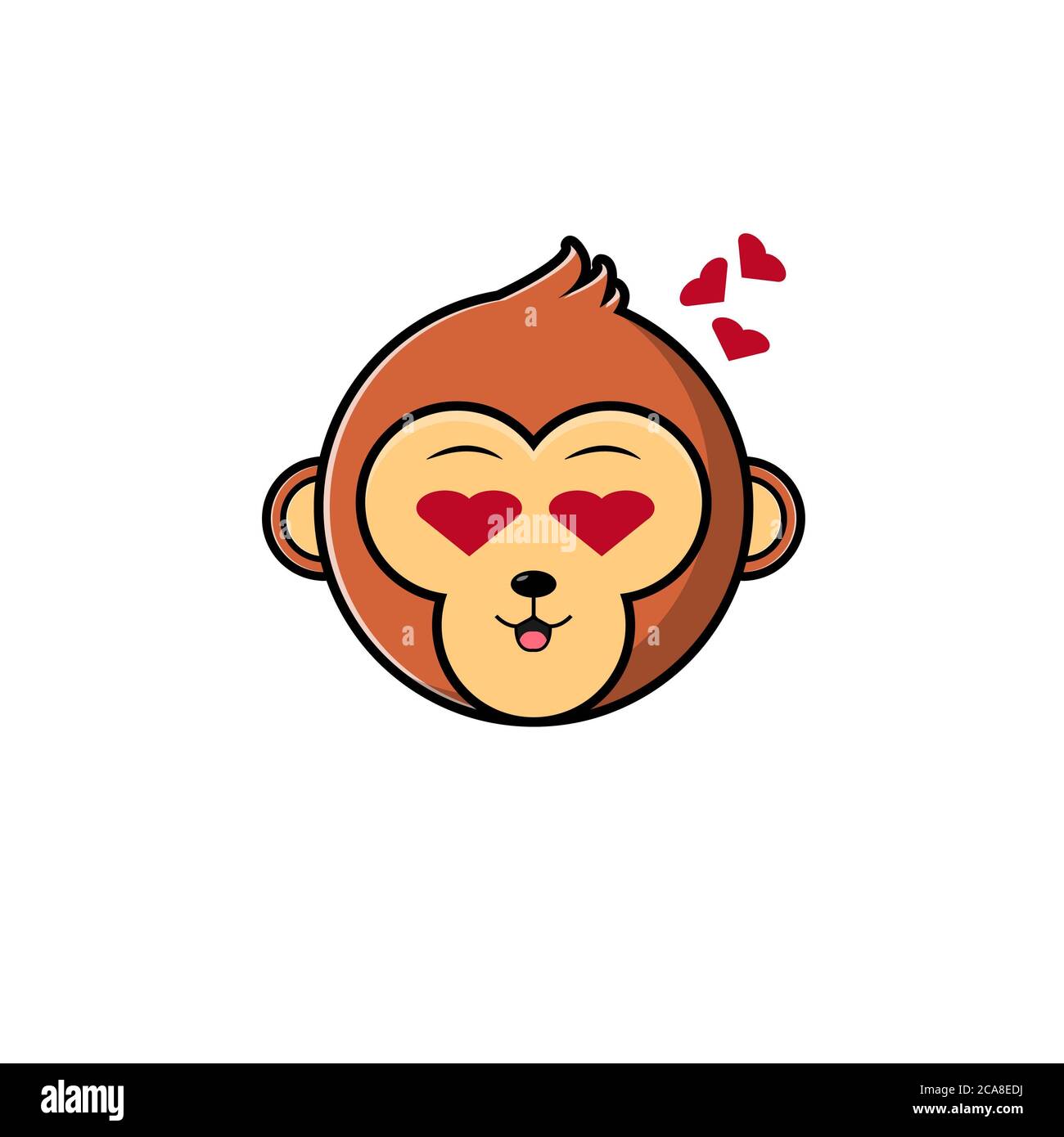 Cute monkey character set collection. Vector cartoon illustration ...
