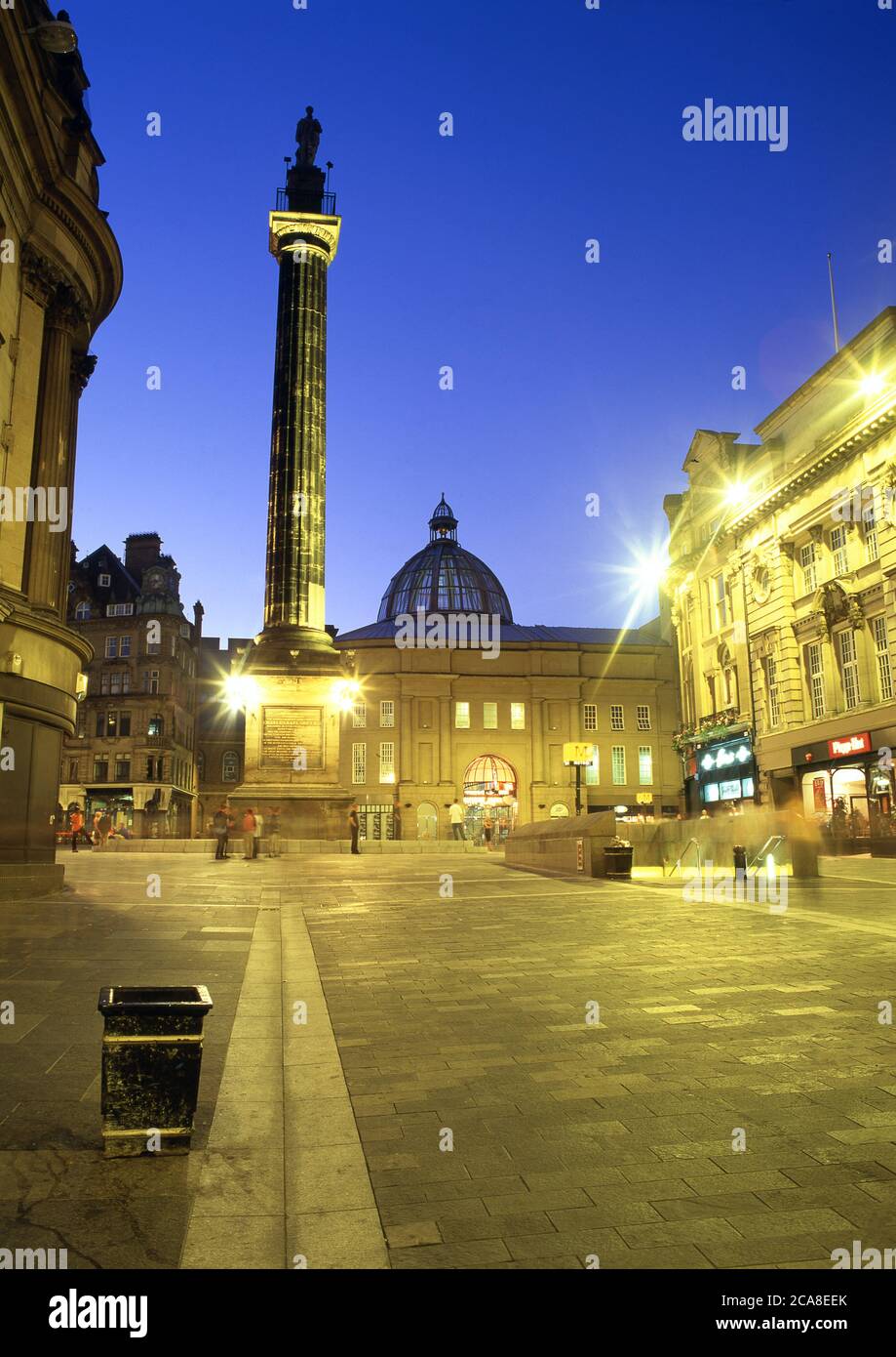 Greys Monuement, Newcastle upon Tyne, England Stock Photo