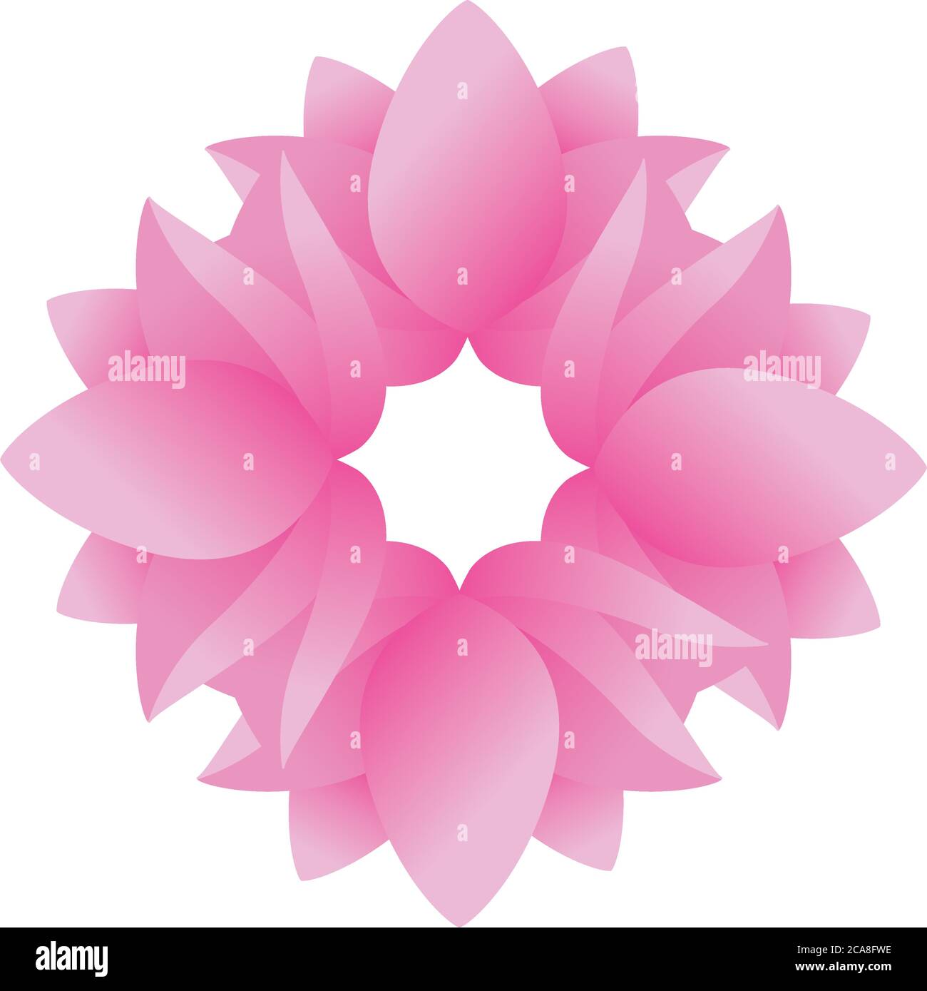 lotus flower asian isolated icon vector illustration design Stock ...