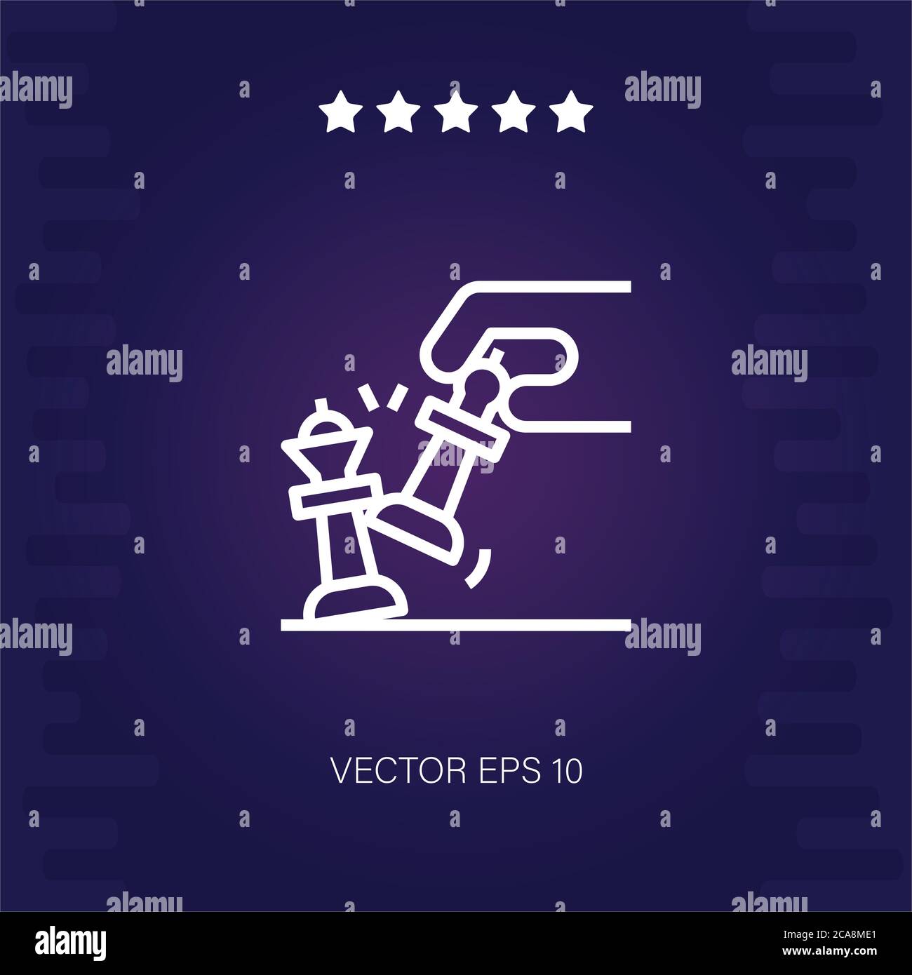 strategy vector icon modern illustration Stock Vector Image & Art - Alamy