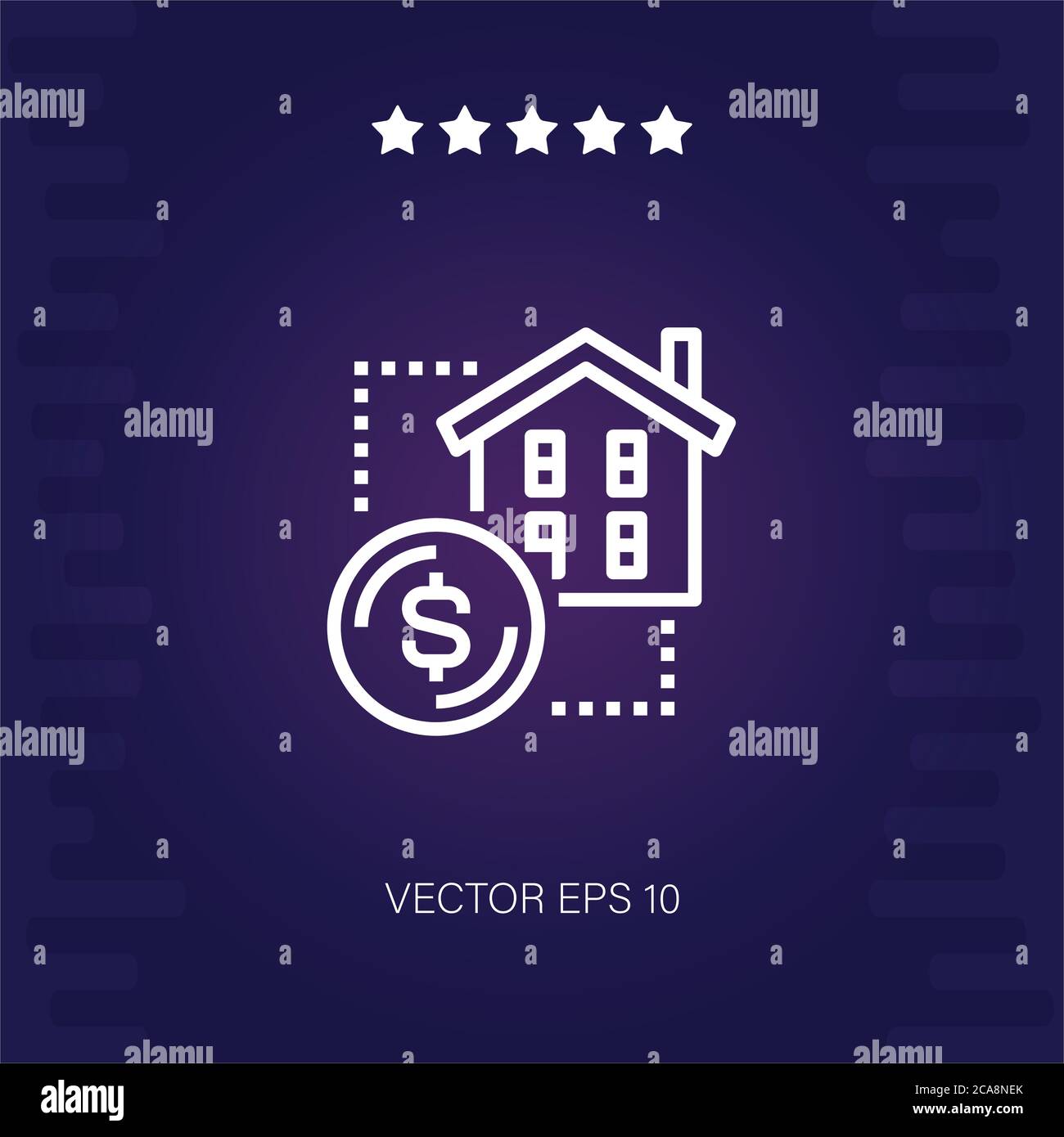 real estate vector icon modern illustration Stock Vector Image & Art ...