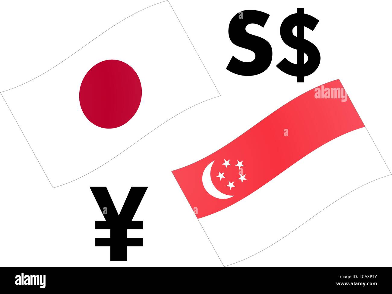 Yen dollar vector vectors hi-res stock photography and images - Alamy