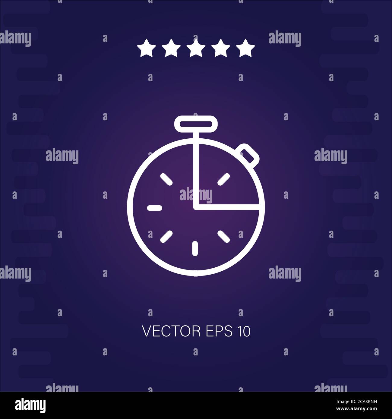 stopwatch vector icon modern illustration Stock Vector Image & Art - Alamy
