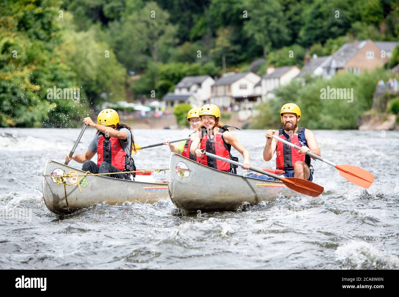Canadian style catamaran canoe hi-res stock photography and images - Alamy