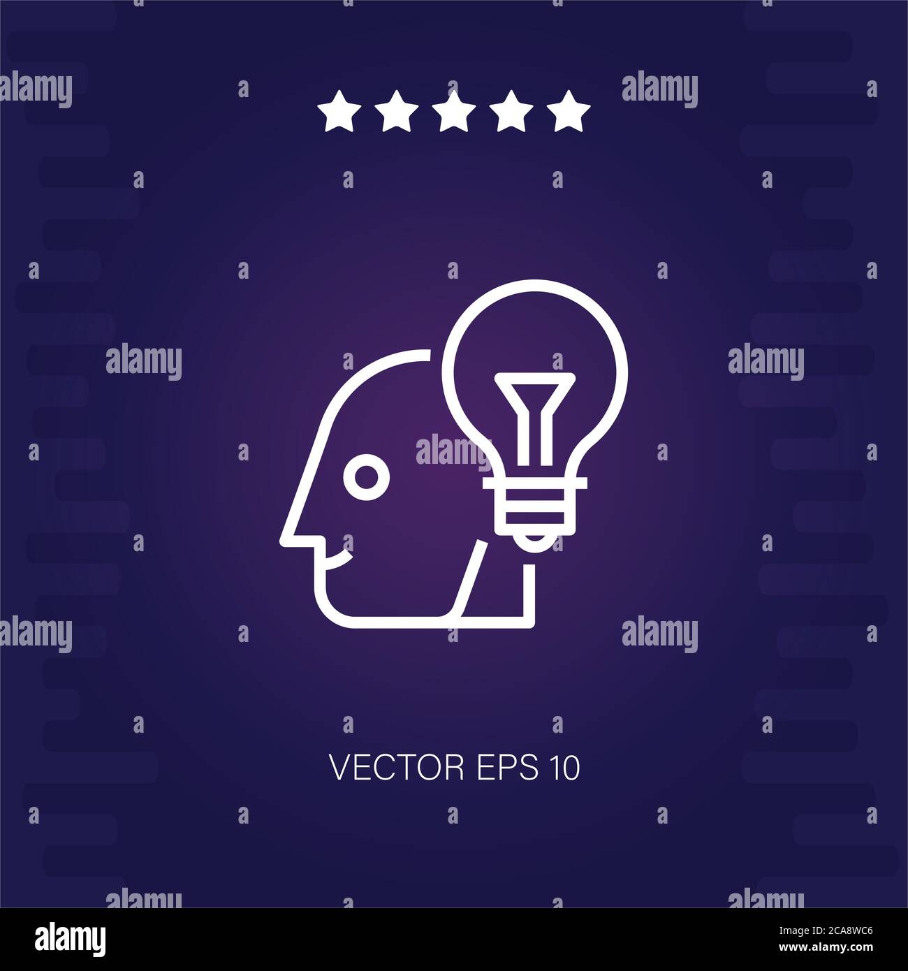 idea vector icon modern illustration Stock Vector Image & Art - Alamy