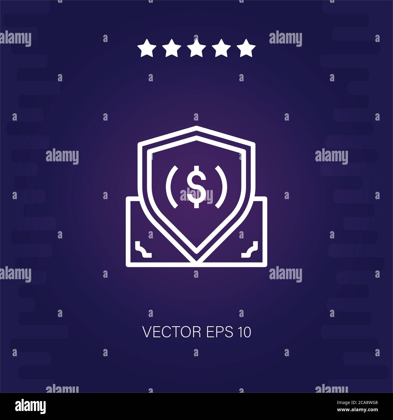 safety vector icon modern illustration Stock Vector