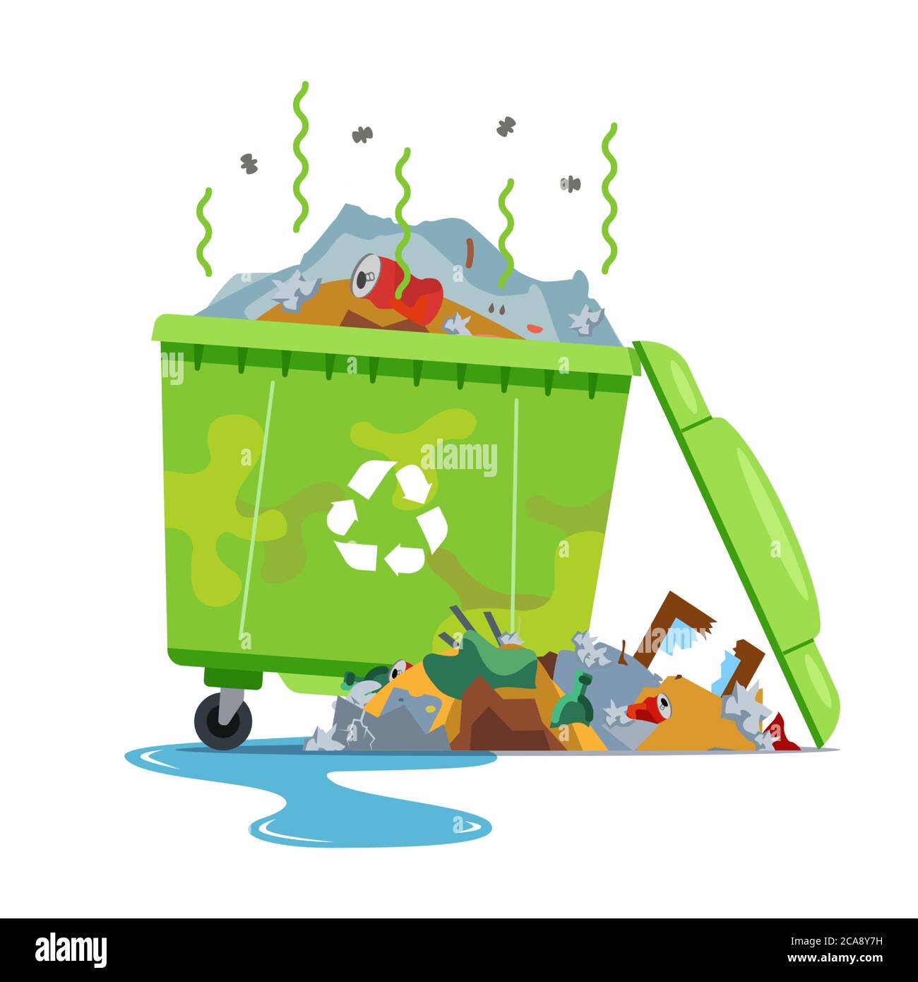 Smelly Garbage Clip Art