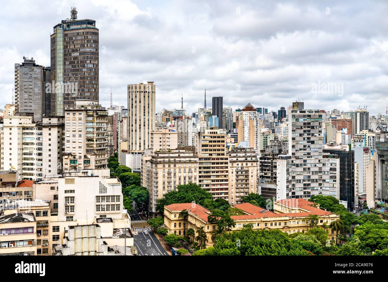 Downtown San Paolo skyline in Brazil Stock Photo - Alamy