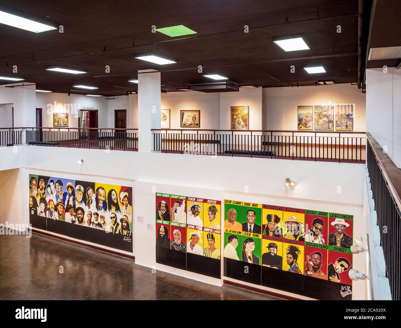 National Gallery of Jamaica, interior, Downtown, Kingston, Kingston