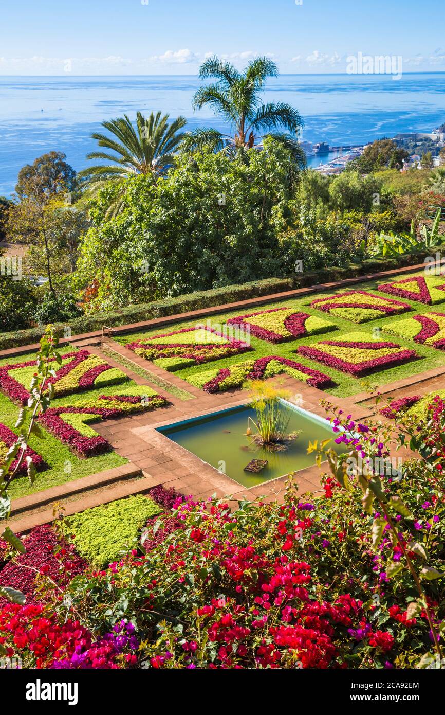 Botanical Gardens, Monte, Funchal, Madeira, Portugal, Atlantic, Europe Stock Photo