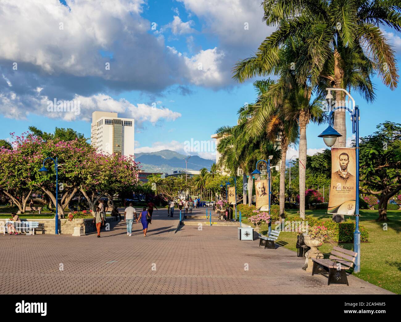 Emancipation Park, Kingston, Saint Andrew Parish, Jamaica, West Indies, Caribbean, Central