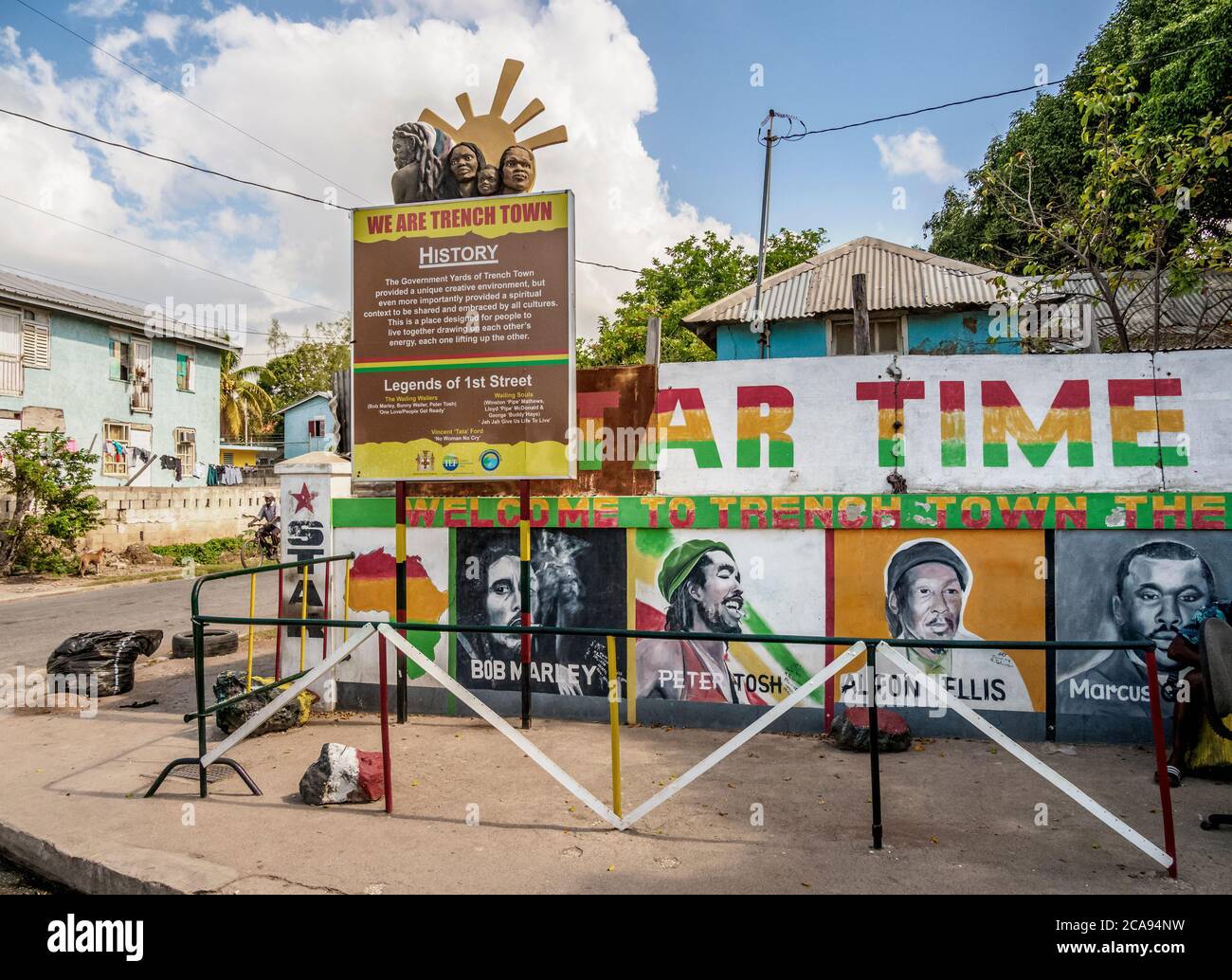 West indies caribbean jamaica kingston hires stock photography and