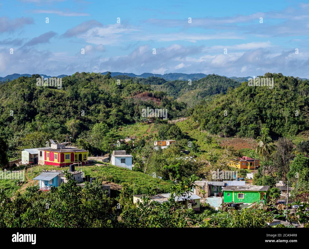 picture Nine Mile Village Jamaica https www alamy com nine mile bob marleys birthplace elevated view saint ann parish jamaica west indies caribbean central america image367765644 html